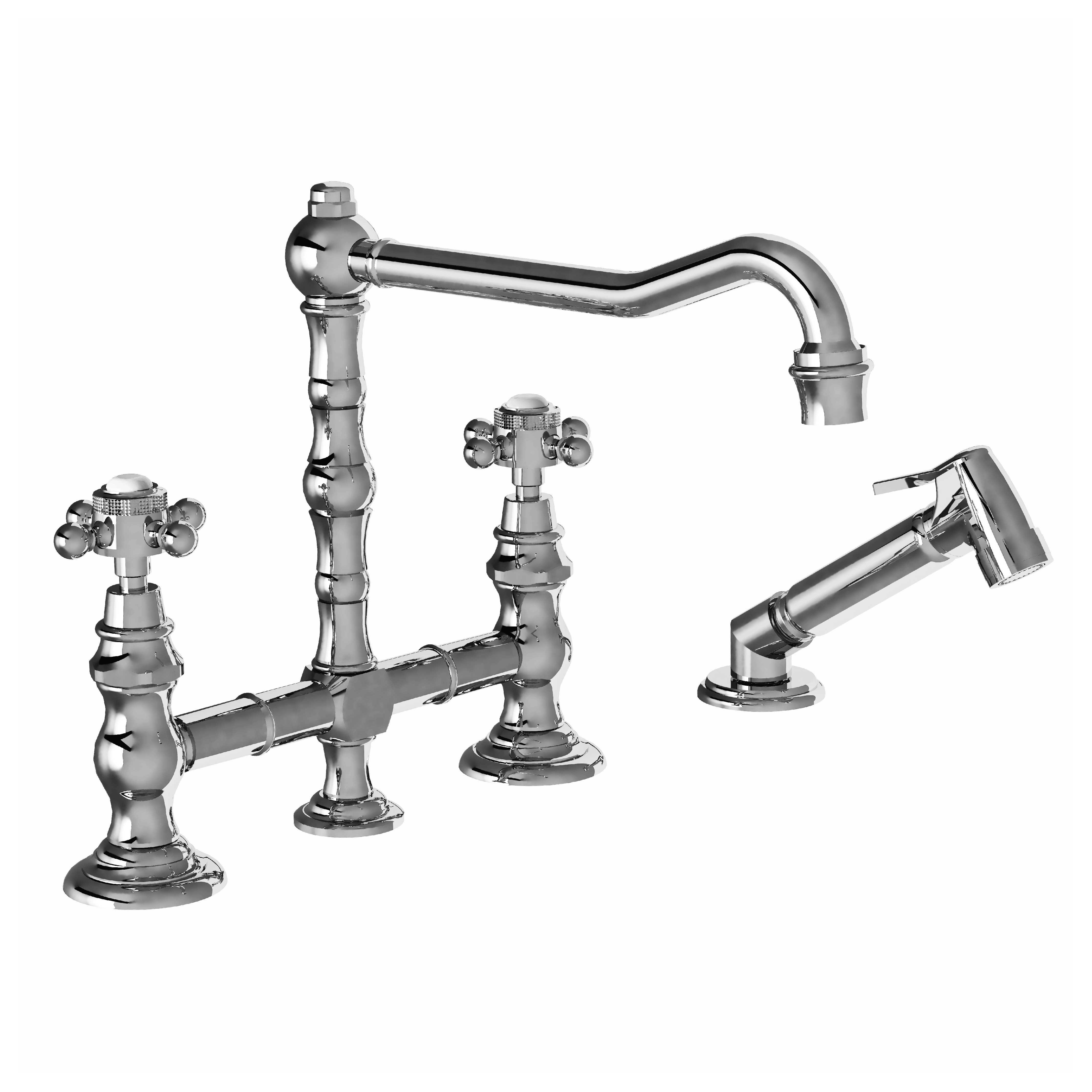 MK02-1102S 2-hole kitchen mixer & handspray