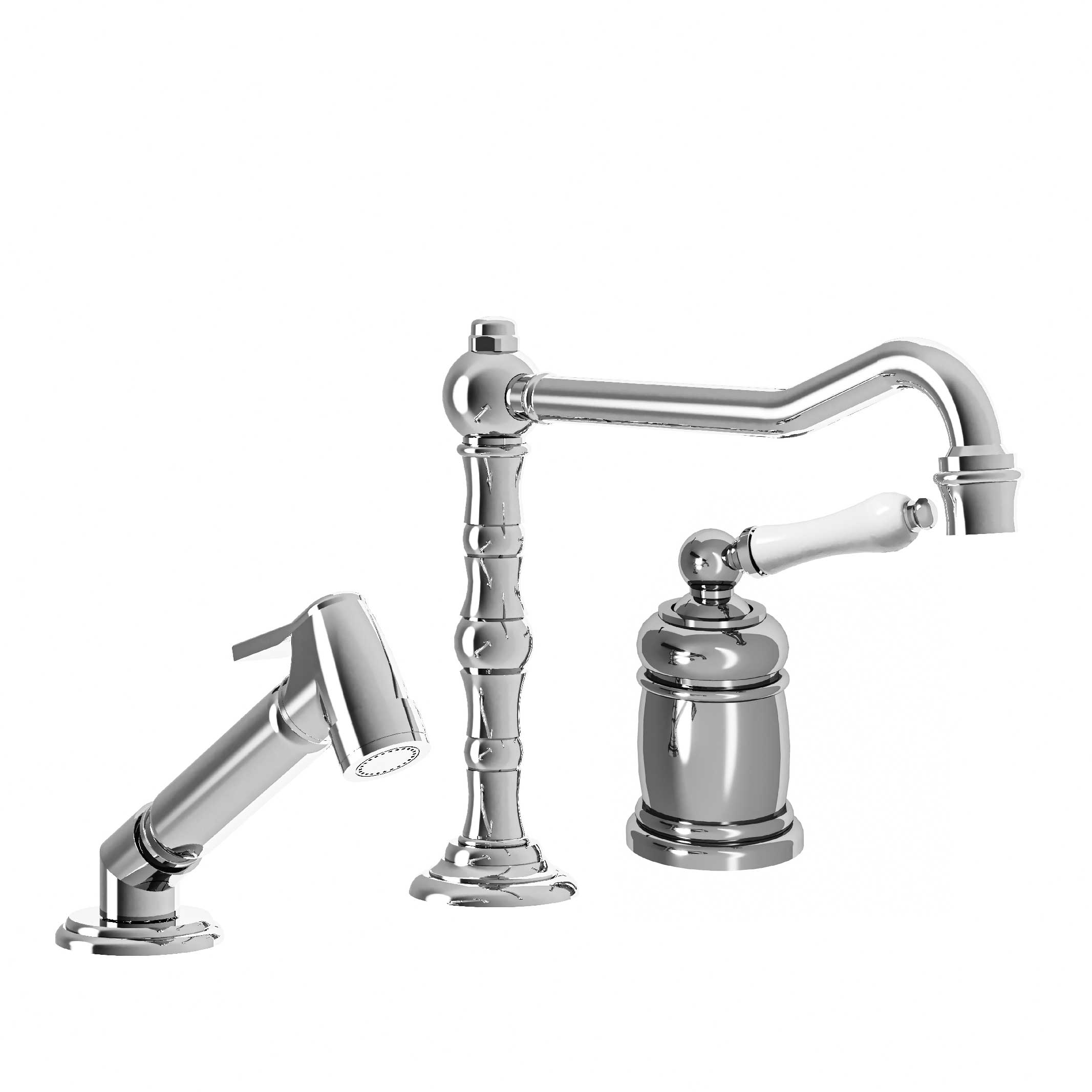 MK04-1102MS 2-hole kitchen lever mixer & handspray