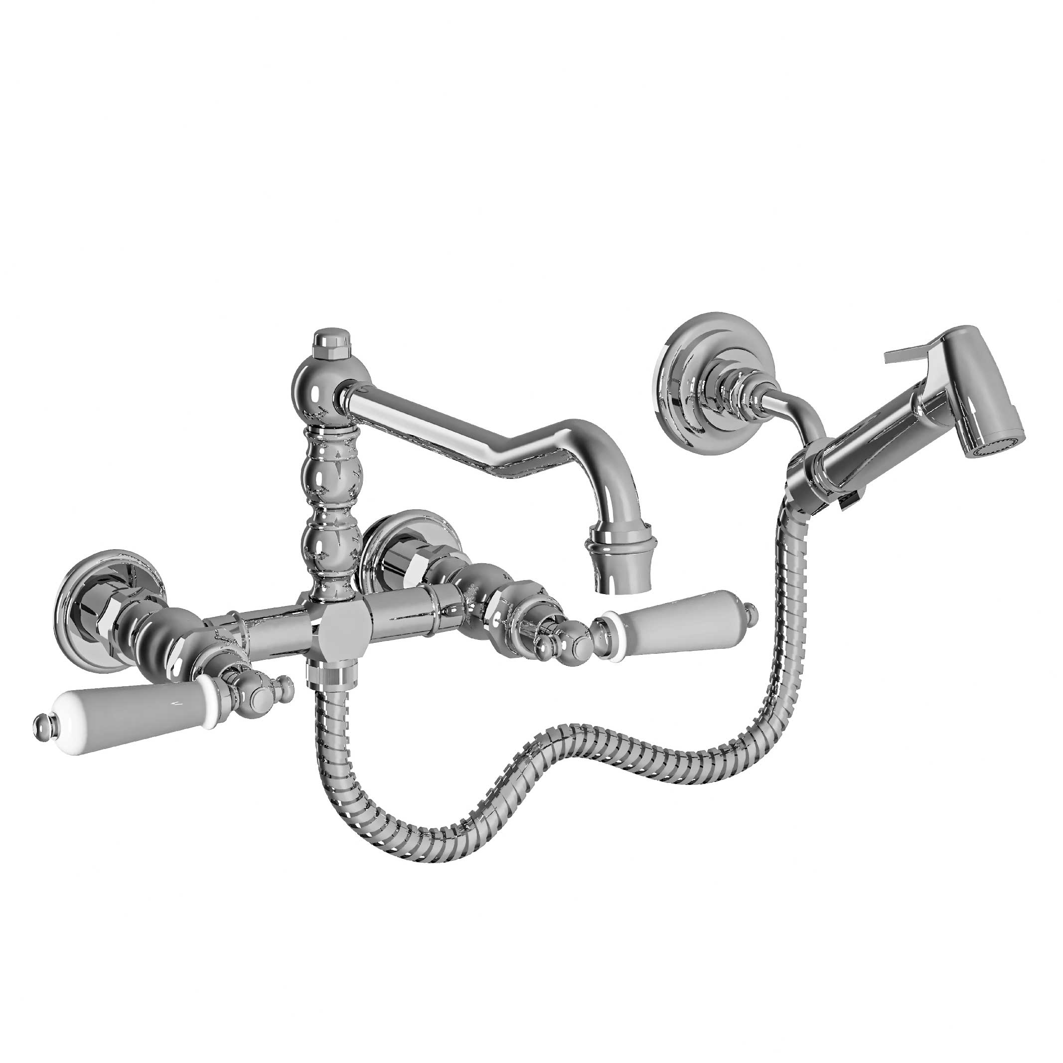 MK04-1202S 2-hole kitchen mixer & handspray