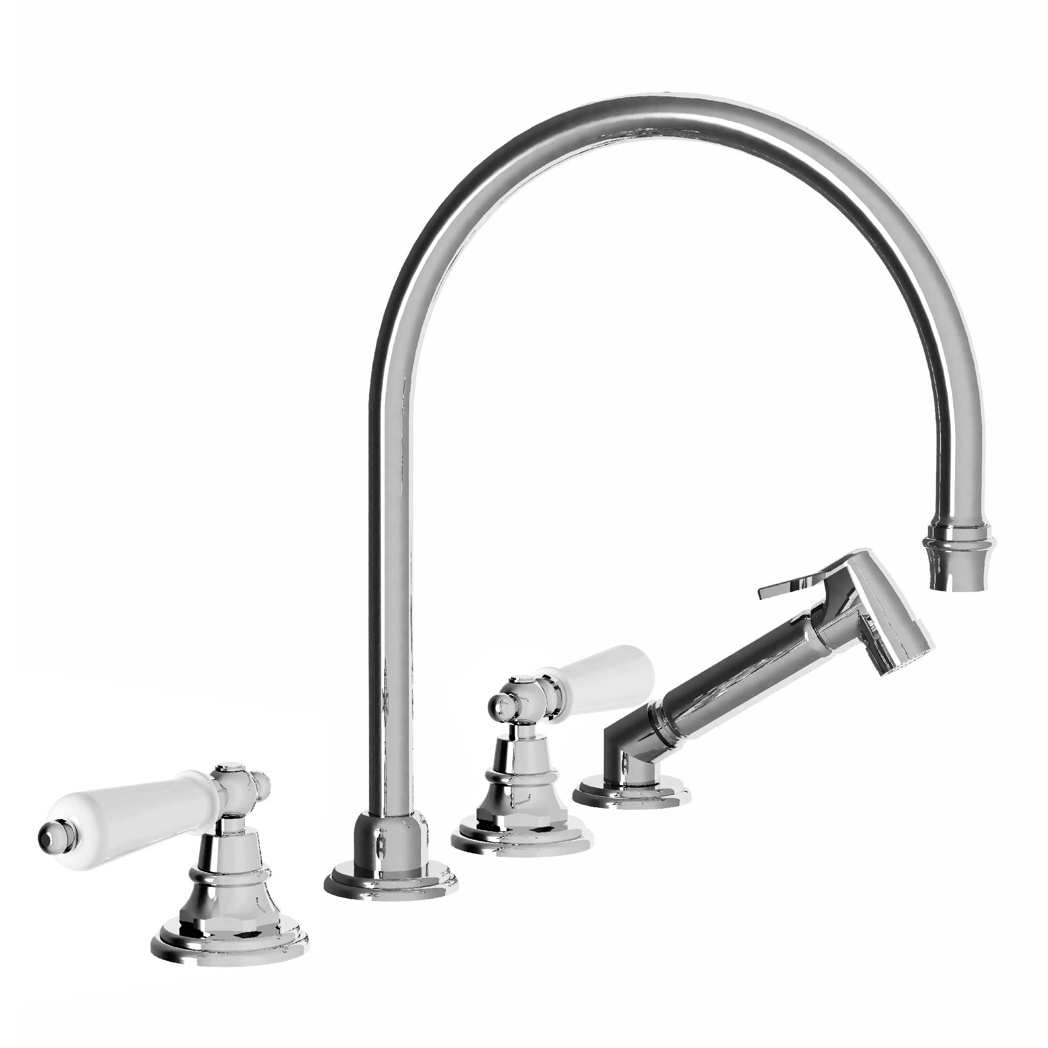 MK22-1302S 3-hole kitchen mixer & handspray