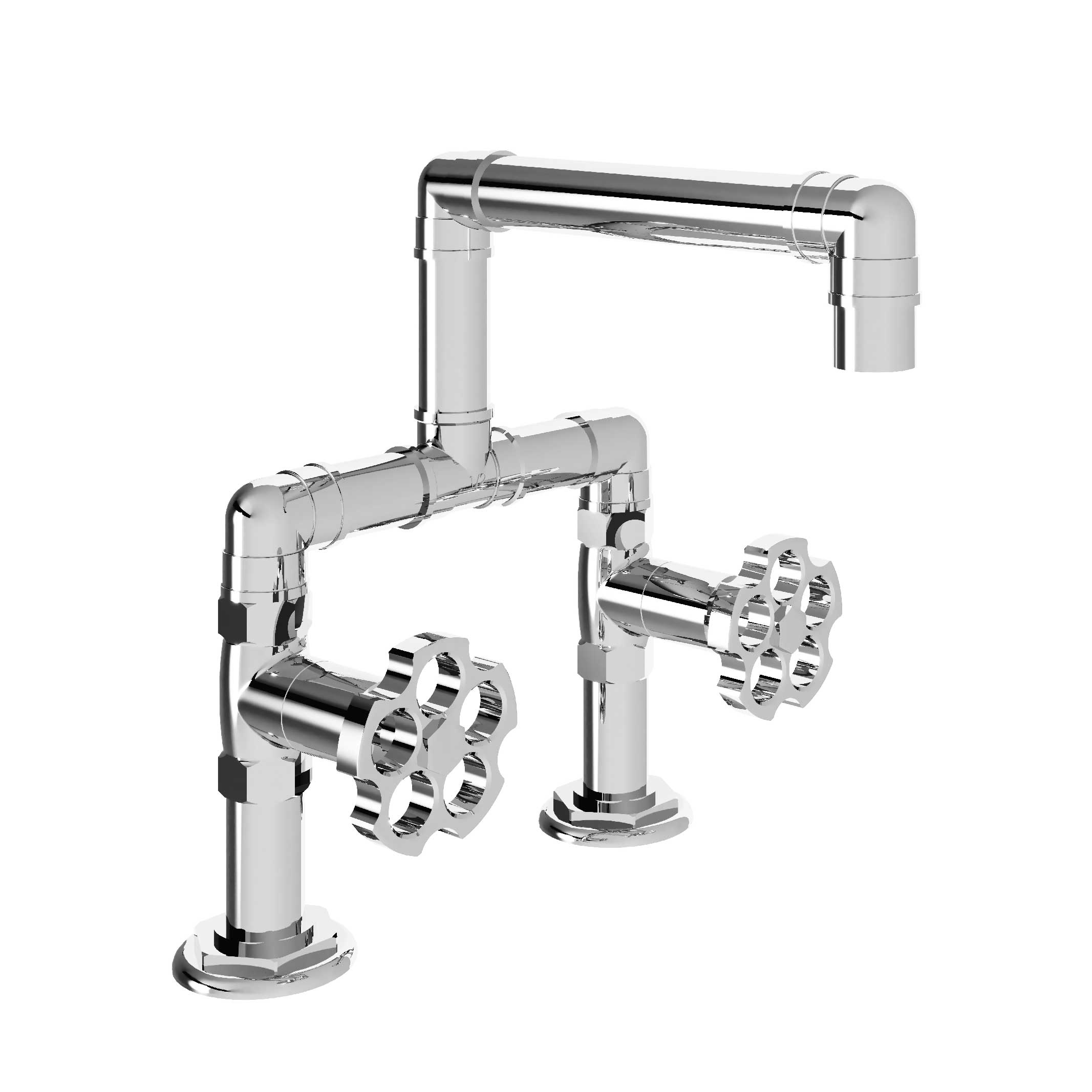 MK81-1102 Wall mounted 3-hole kitchen mixer