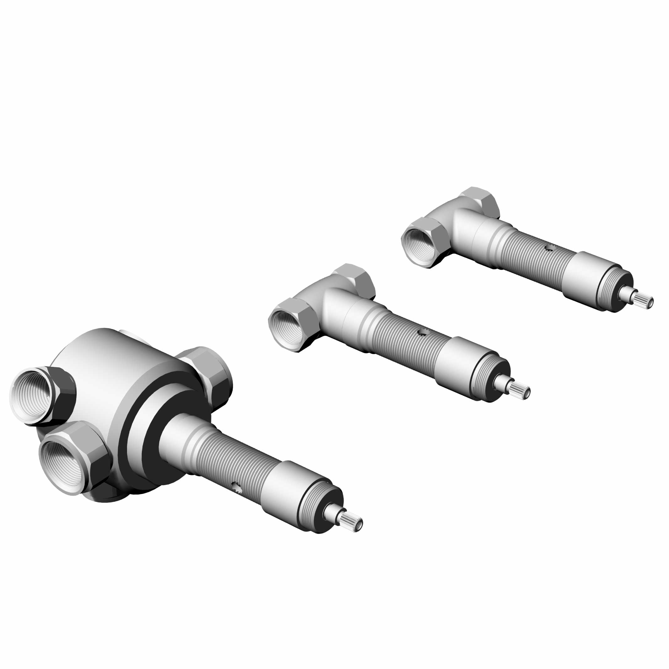 M00-3308X Parties encastrées pour mélangeur bain-douche mural