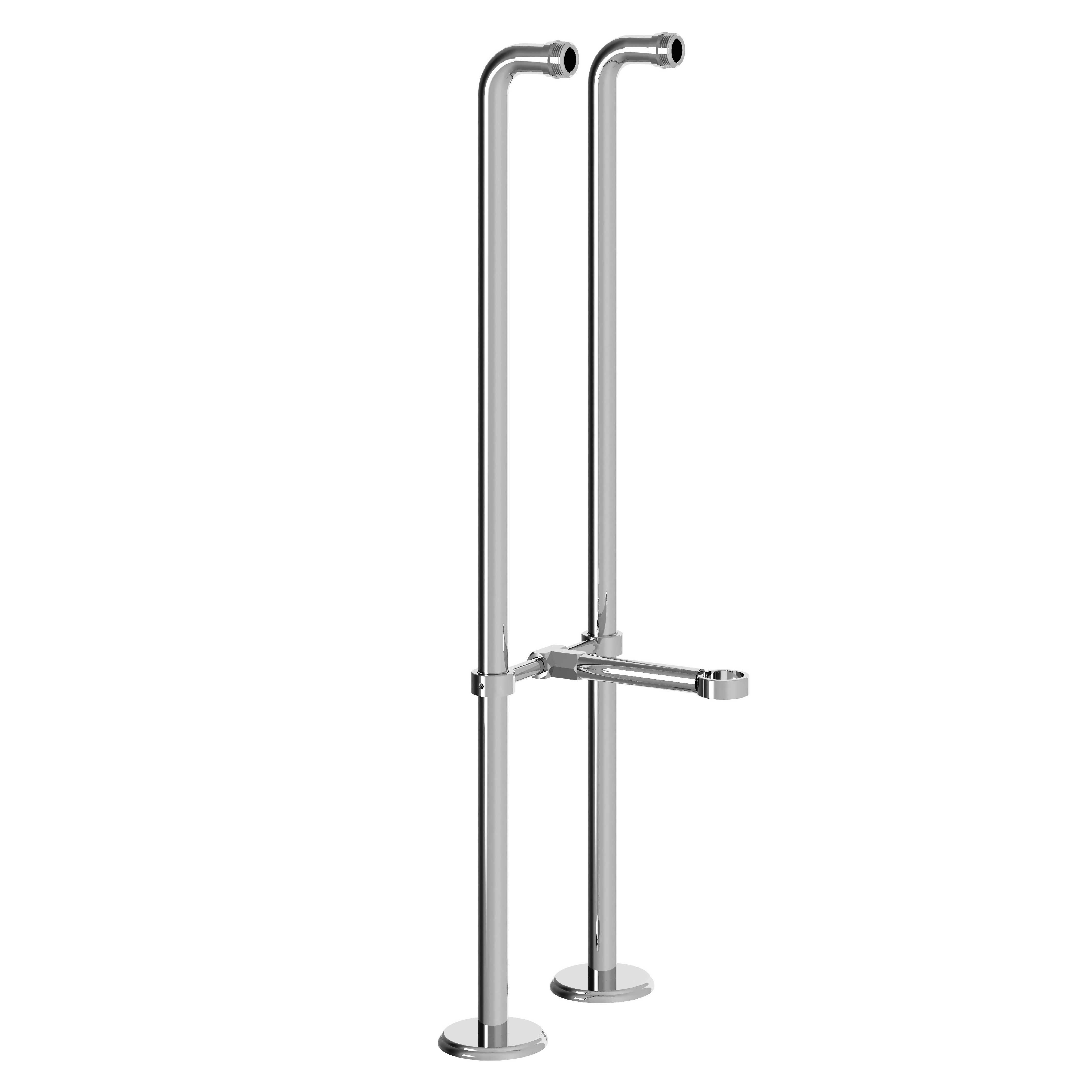 M00-3FR3 Pair of bath floor risers, with T connection, H. 900mm