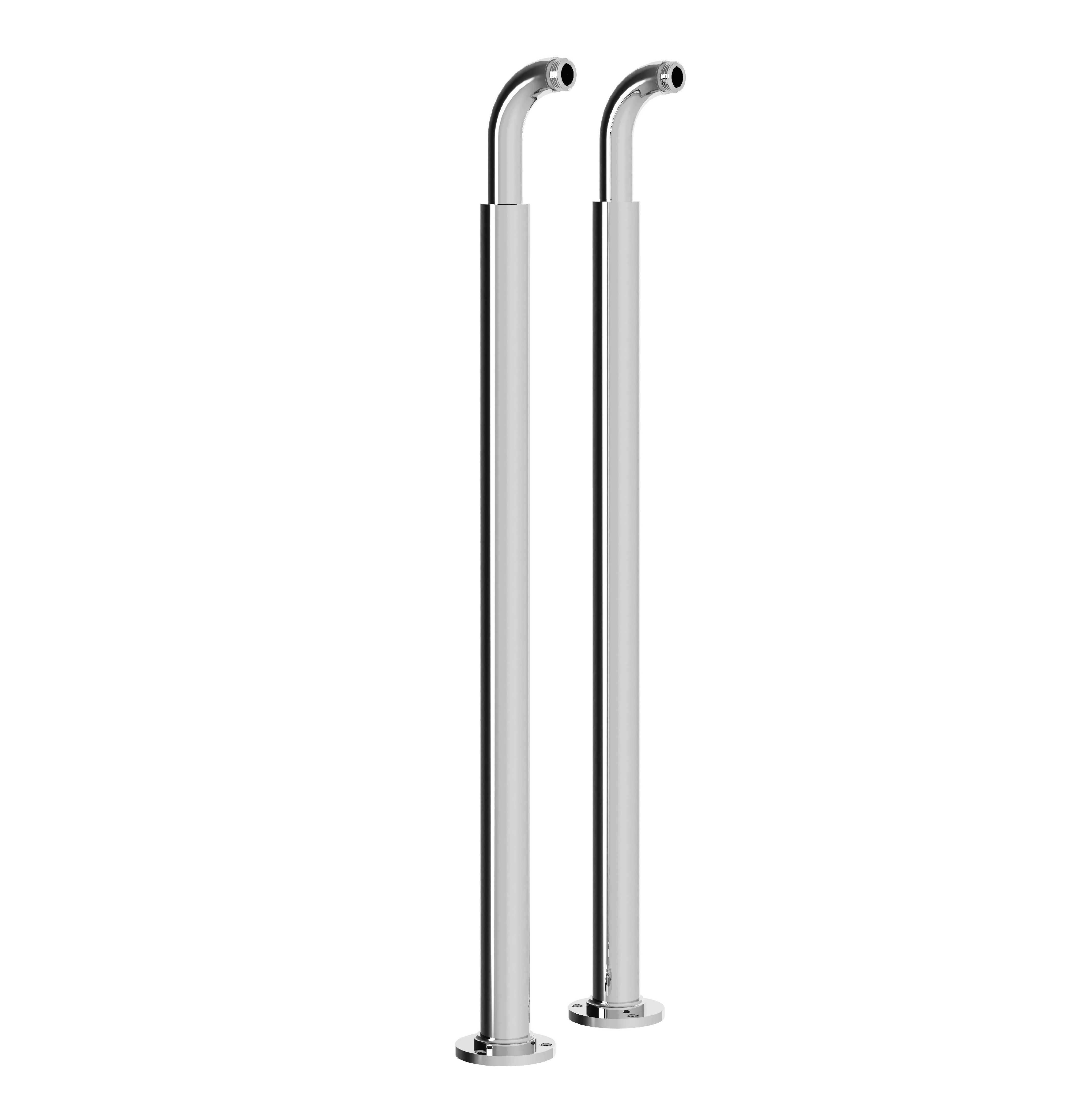 M00-3FR4 Pair of bath floor risers, without T connection