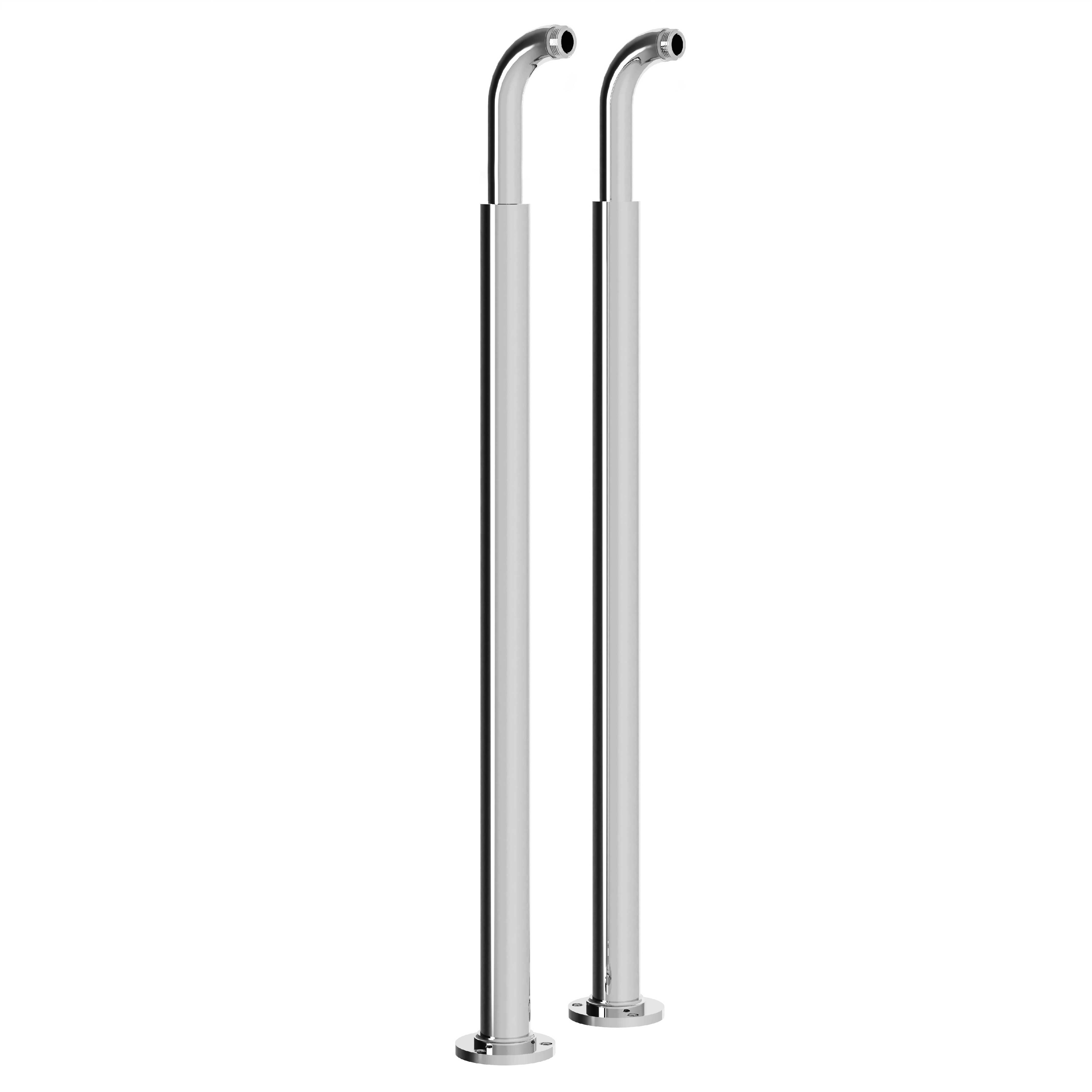 M00-3FR5 Pair of bath floor risers, without T connection