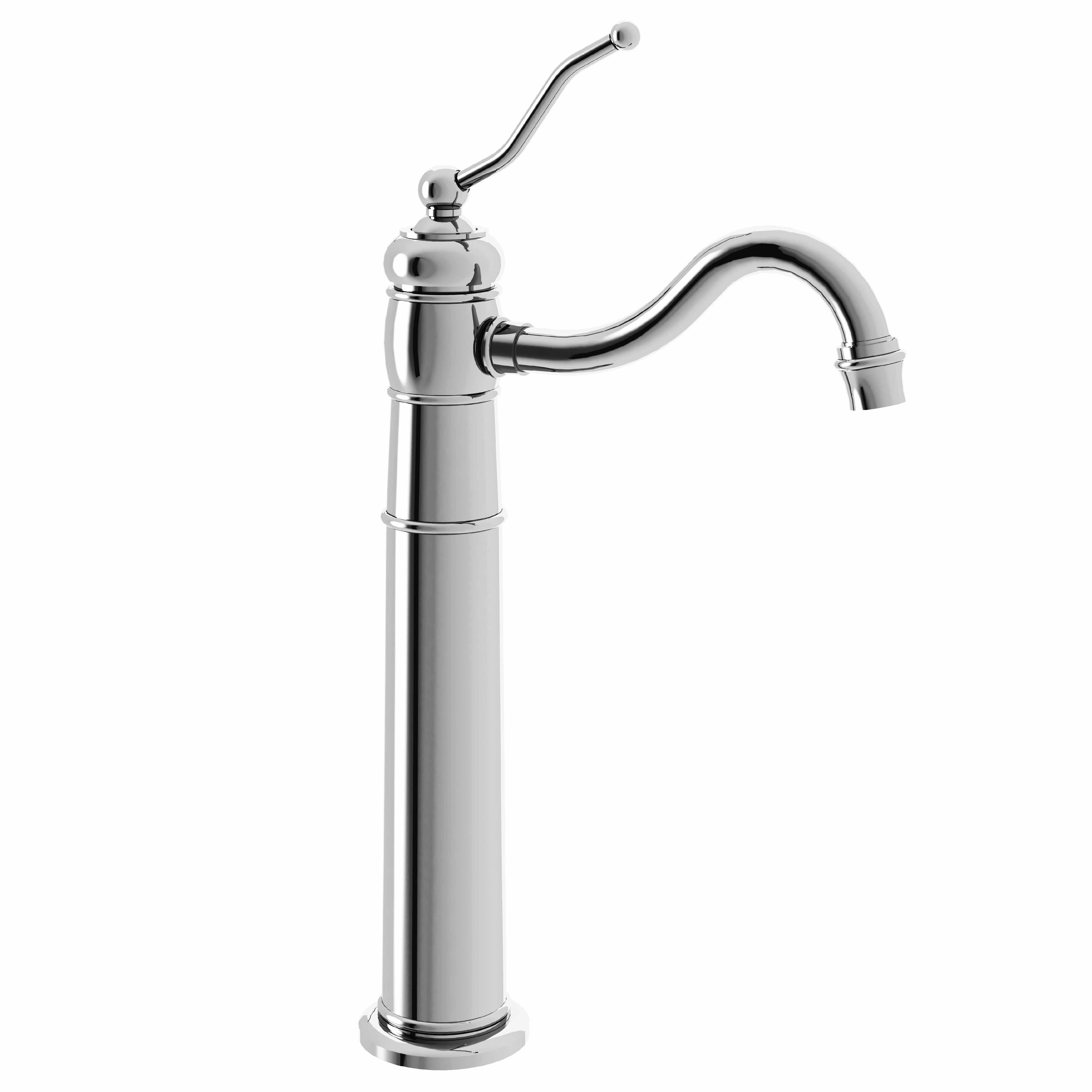 M01-1101MC Heightened lever basin mixer, H. 370mm