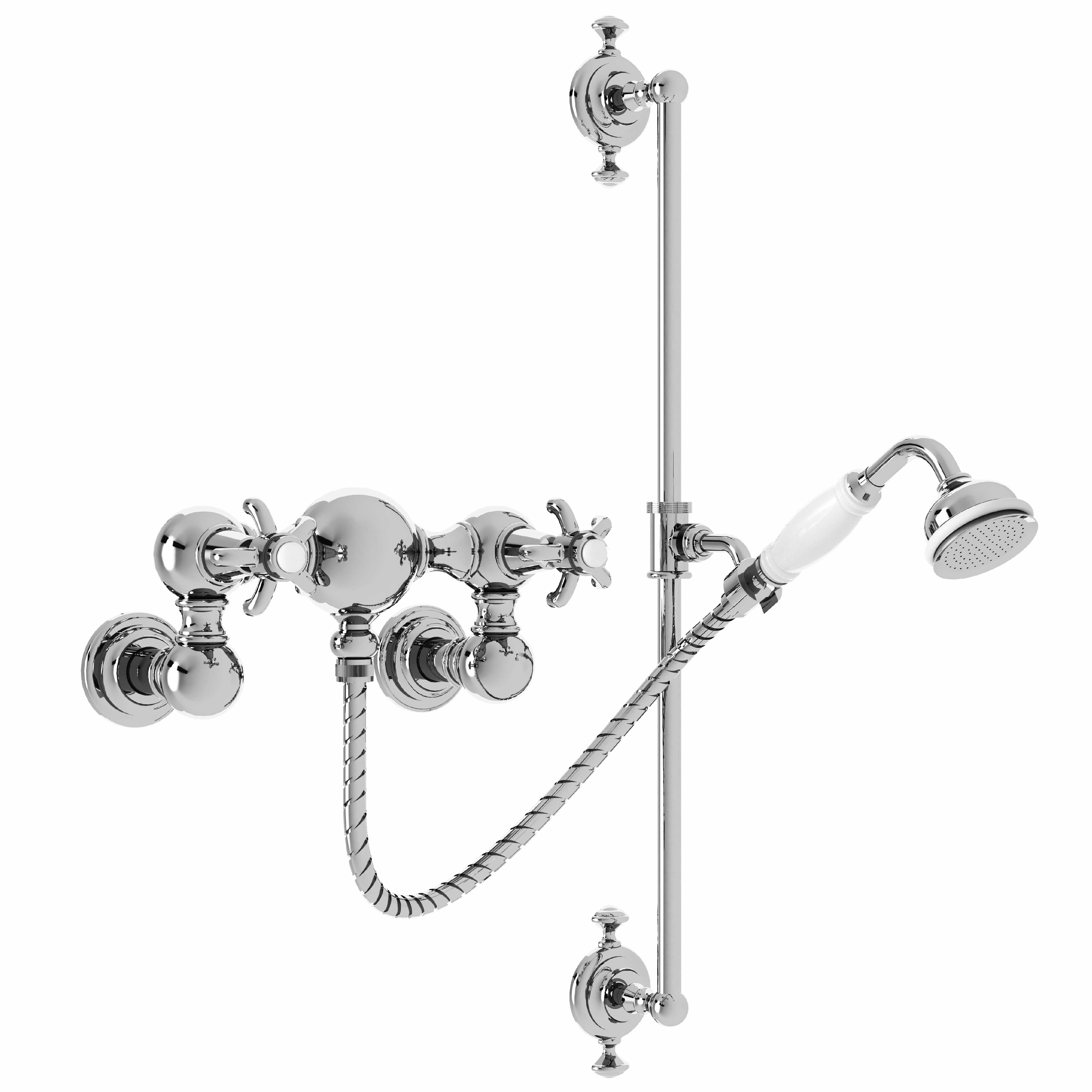 M01-2202 Shower mixer with sliding bar