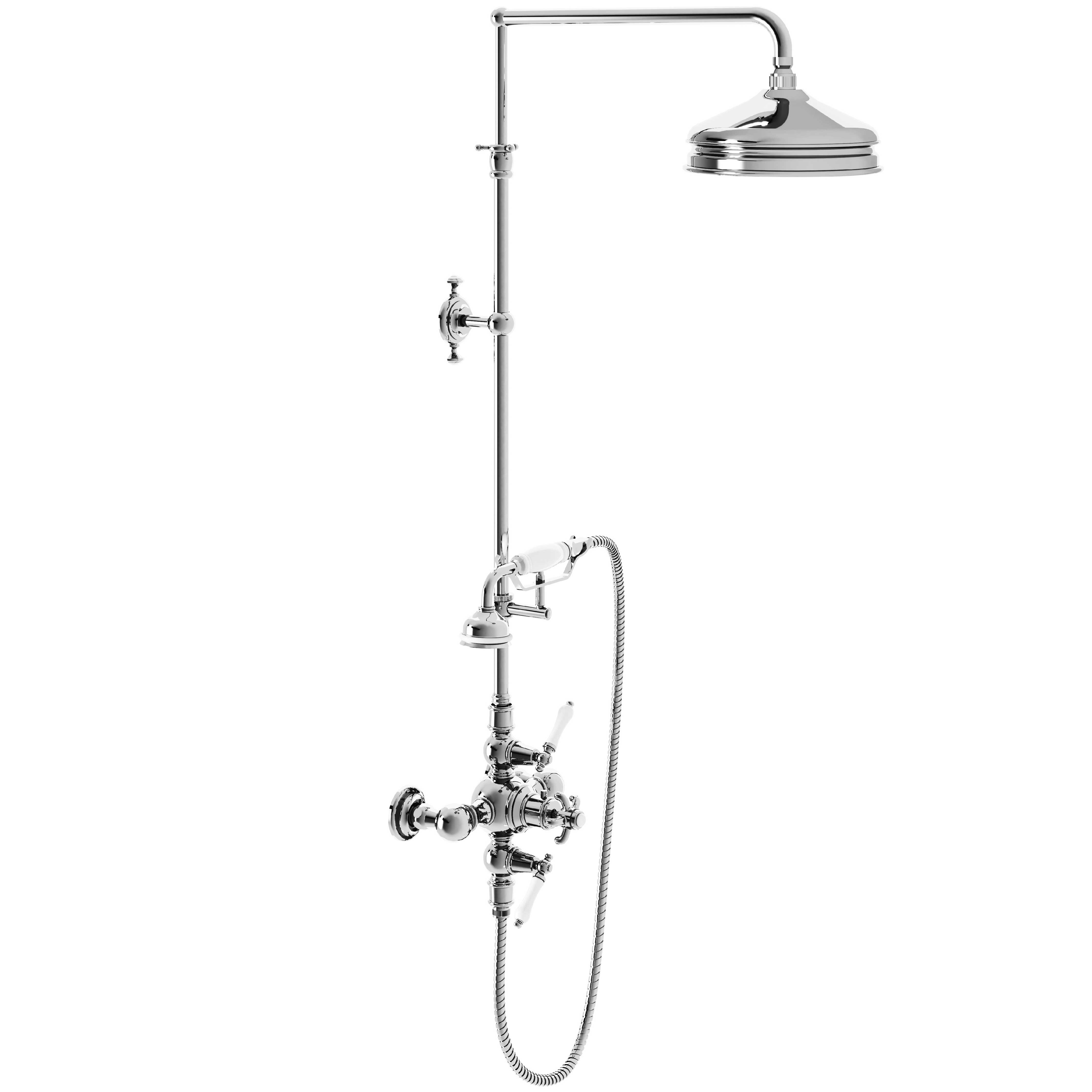 M01-2204T Thermo. shower mixer with column, anti-scaling
