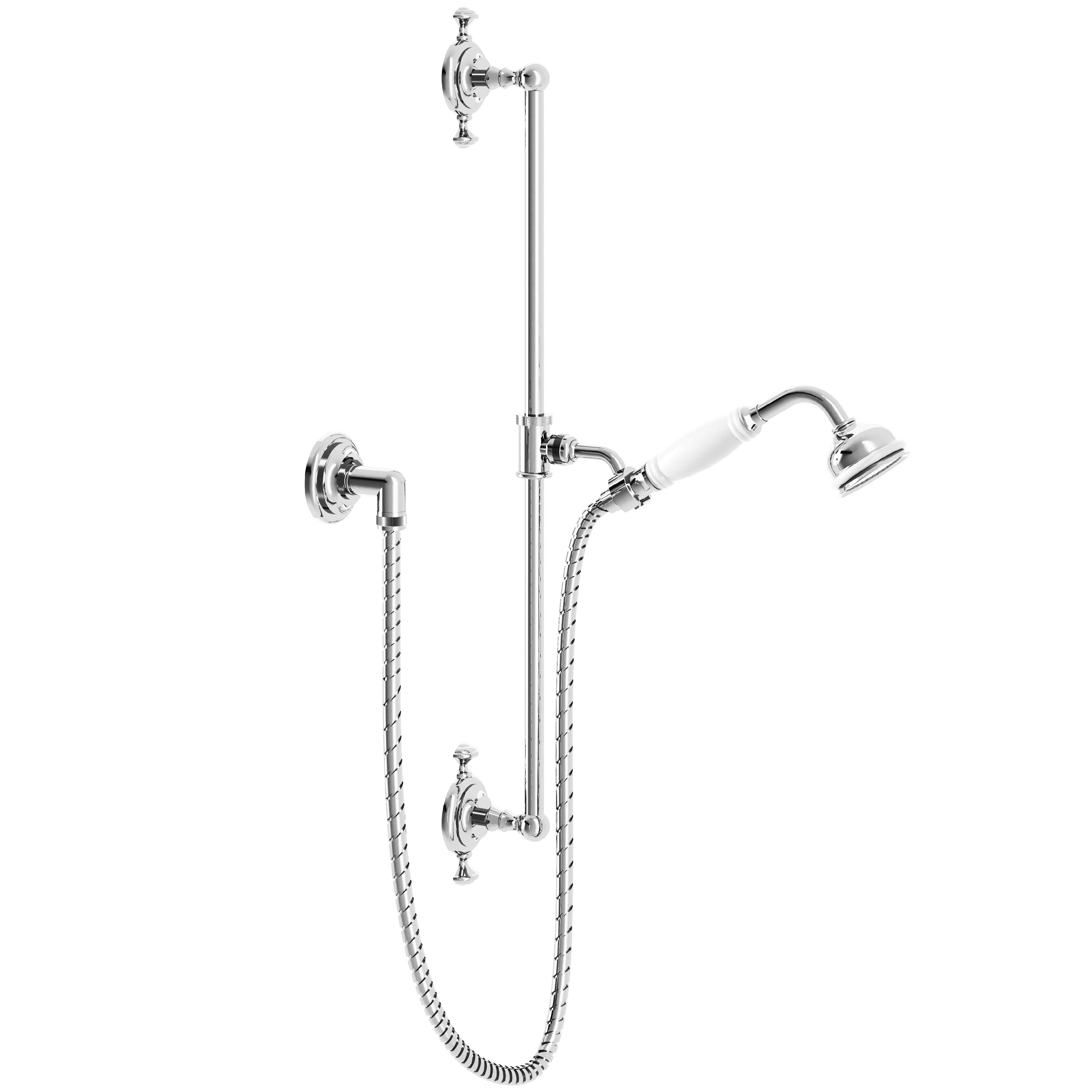 M01-2211 Wall shower set on sliding bar