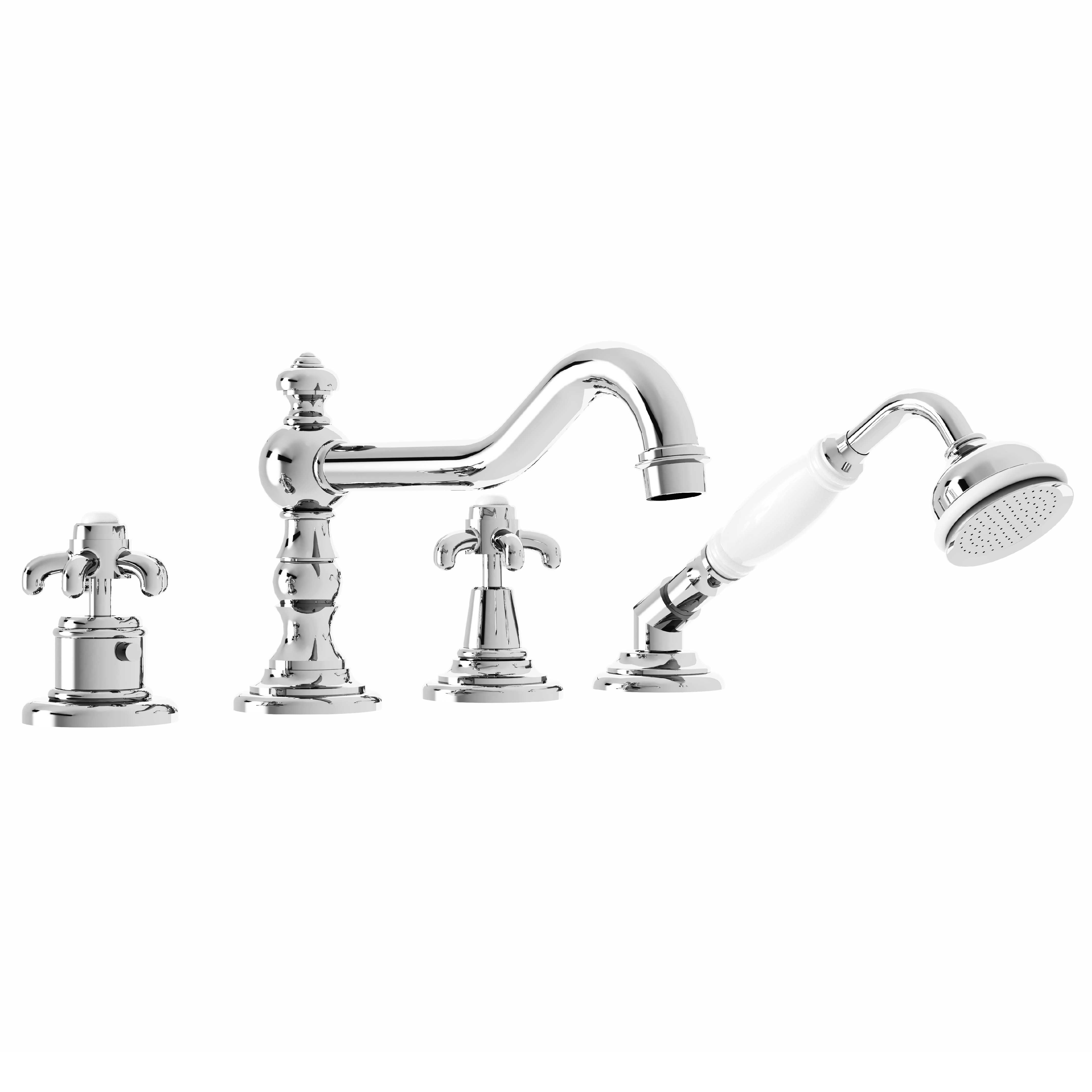 M01-3304TXL XL 4-hole bath and shower thermo. mixer
