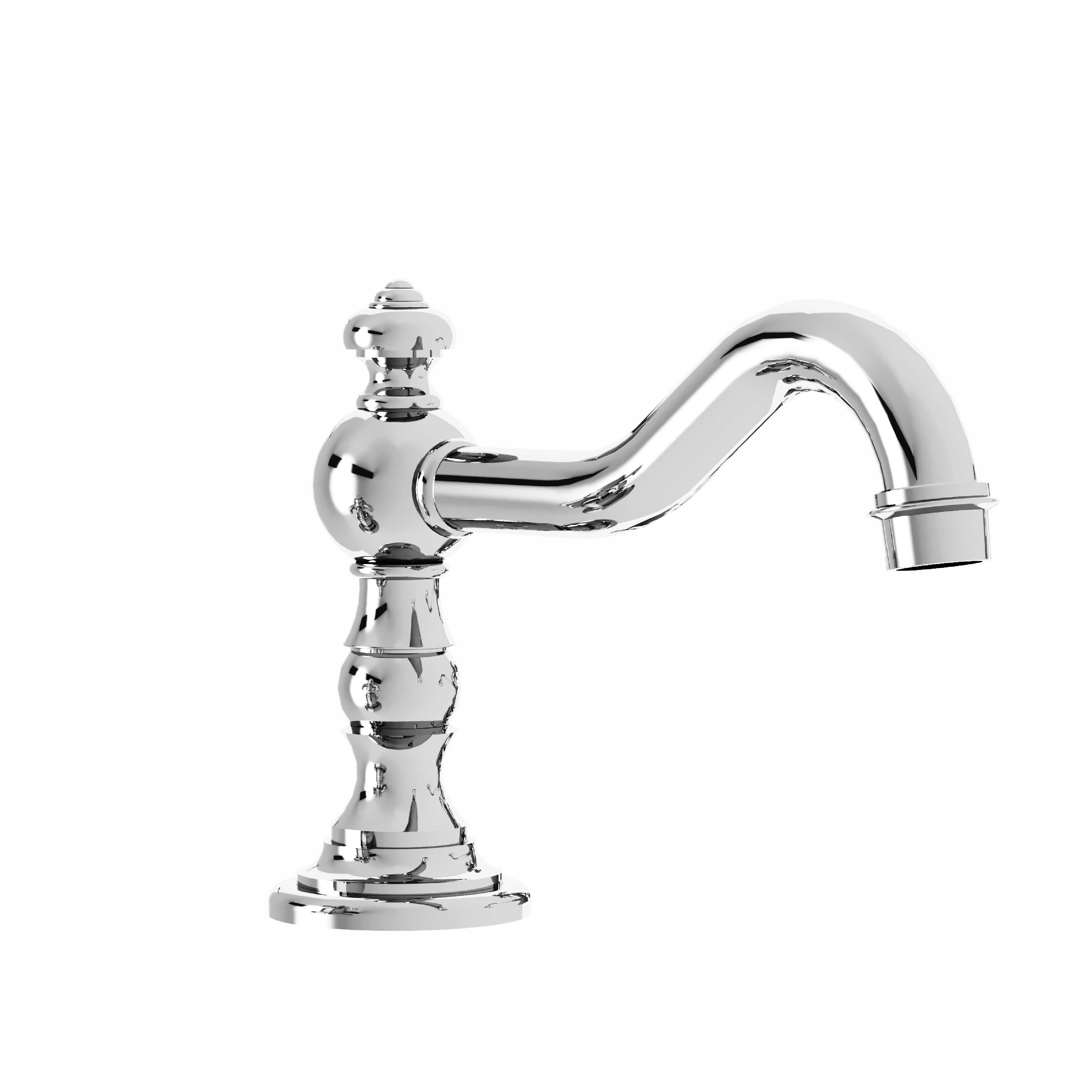 M01-3S1D Rim mounted bath spout with diverter