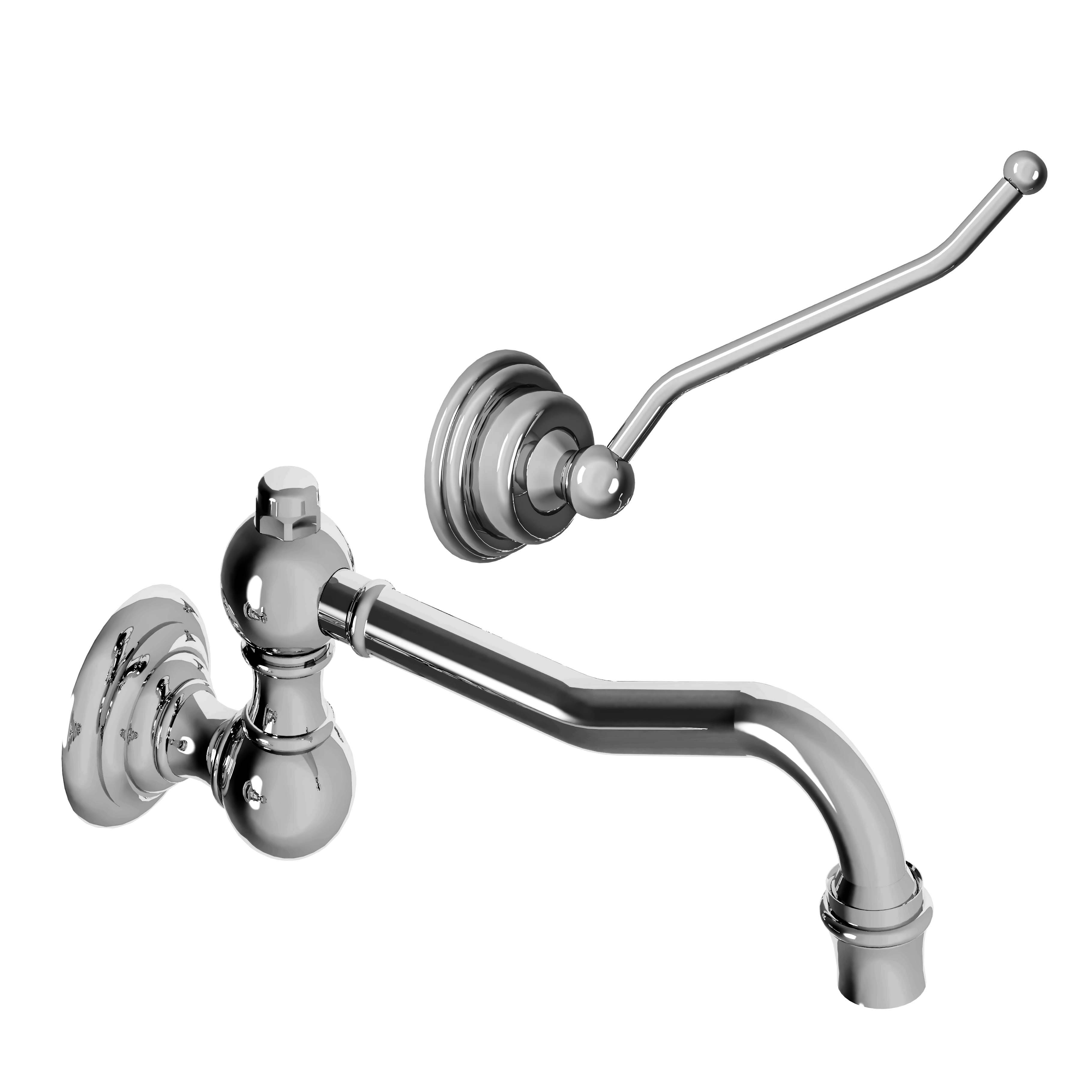 M02-1203MZ Wall mounted single lever basin mixer, built-in – PRM