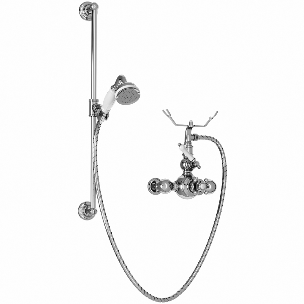 M02-2202T Thermo. shower mixer with sliding bar