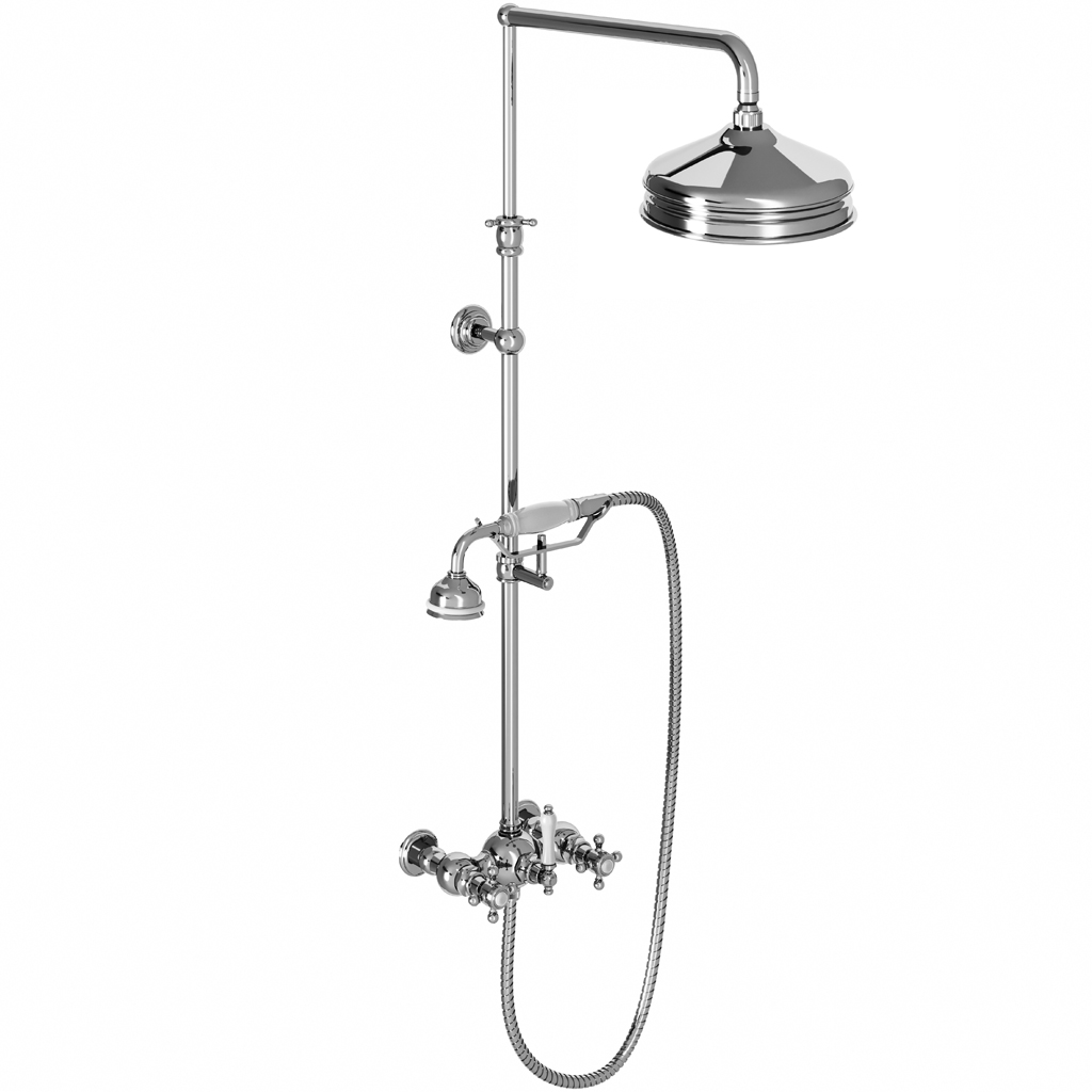 M02-2204 Shower mixer with column, anti-scaling