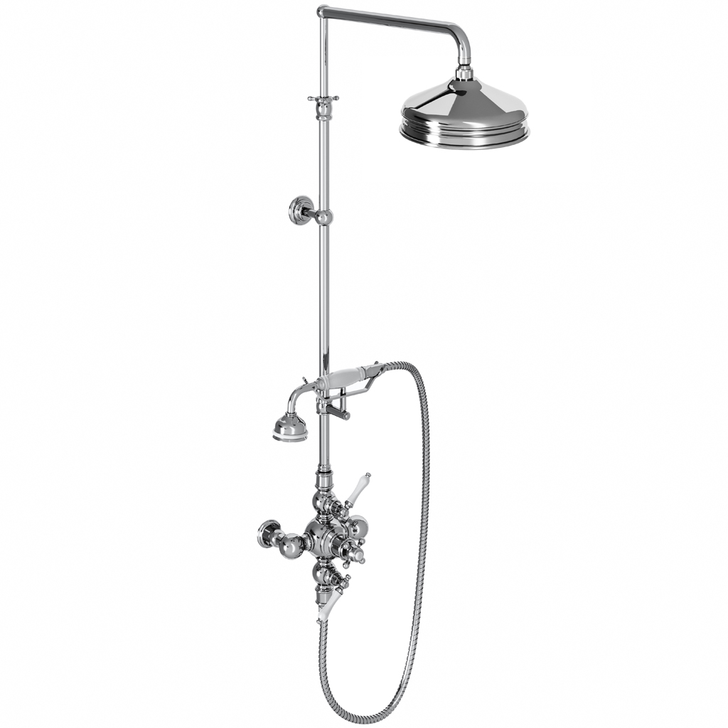 M02-2204T Colonne de douche mitigeur thermo., antical.