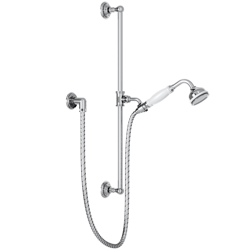 M02-2211 Wall shower set on sliding bar