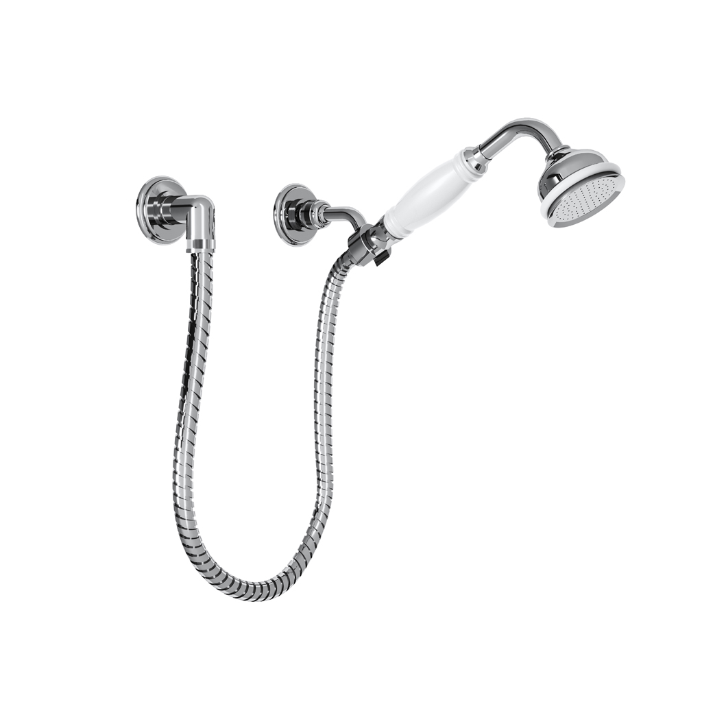 M02-2212 Wall shower set on swivel hook