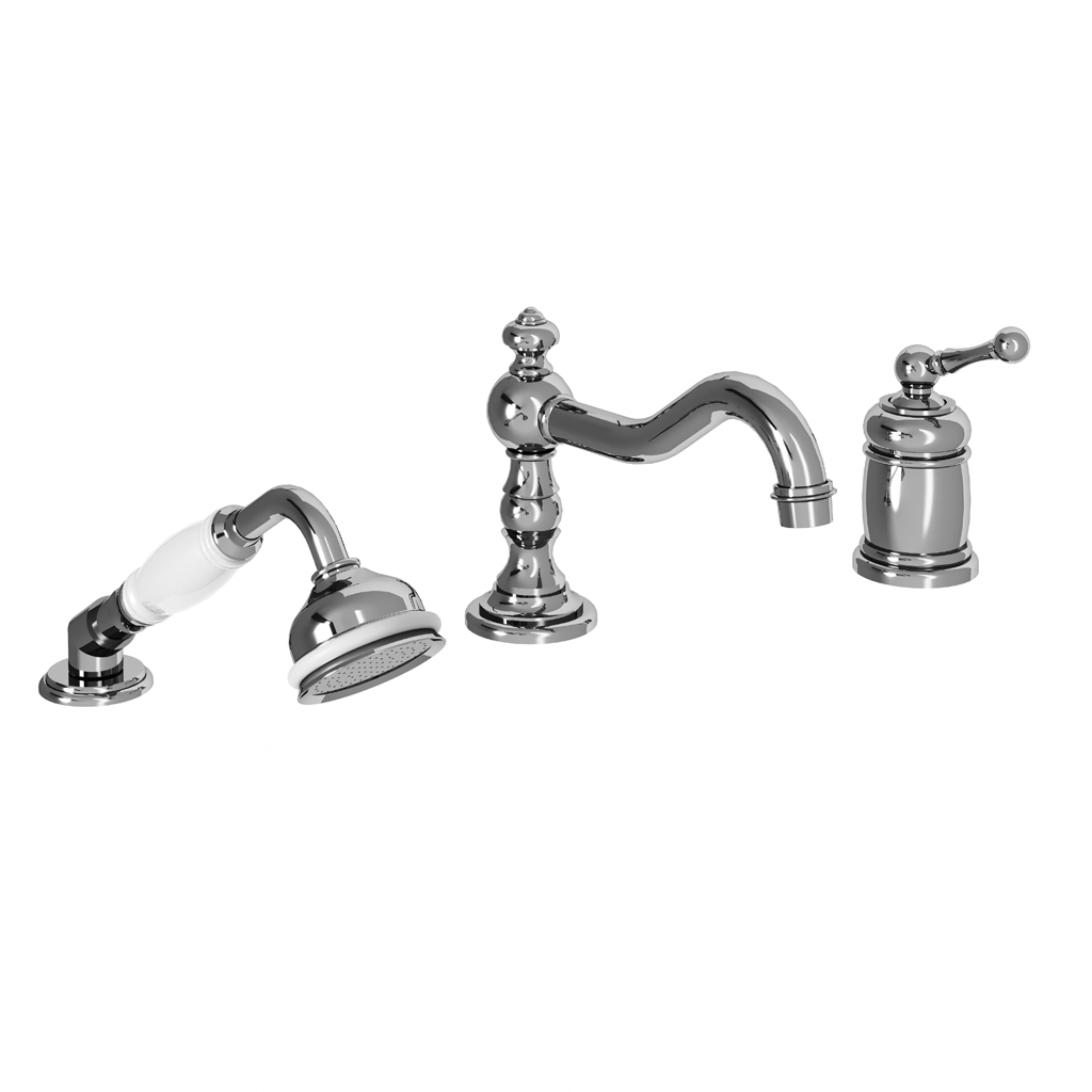 M02-3301M 3-hole single-lever bath and shower mixer