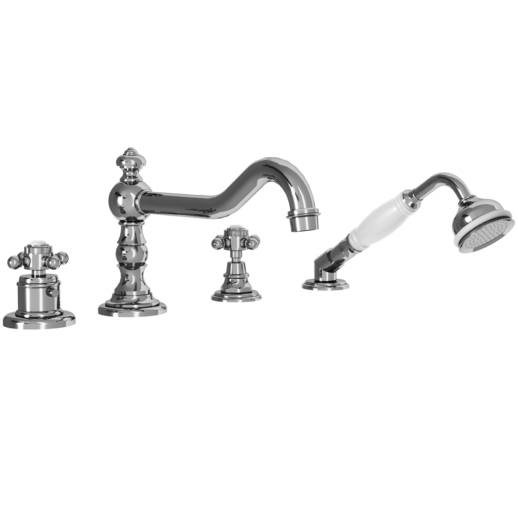 M02-3304TXL XL 4-hole bath and shower thermo. mixer