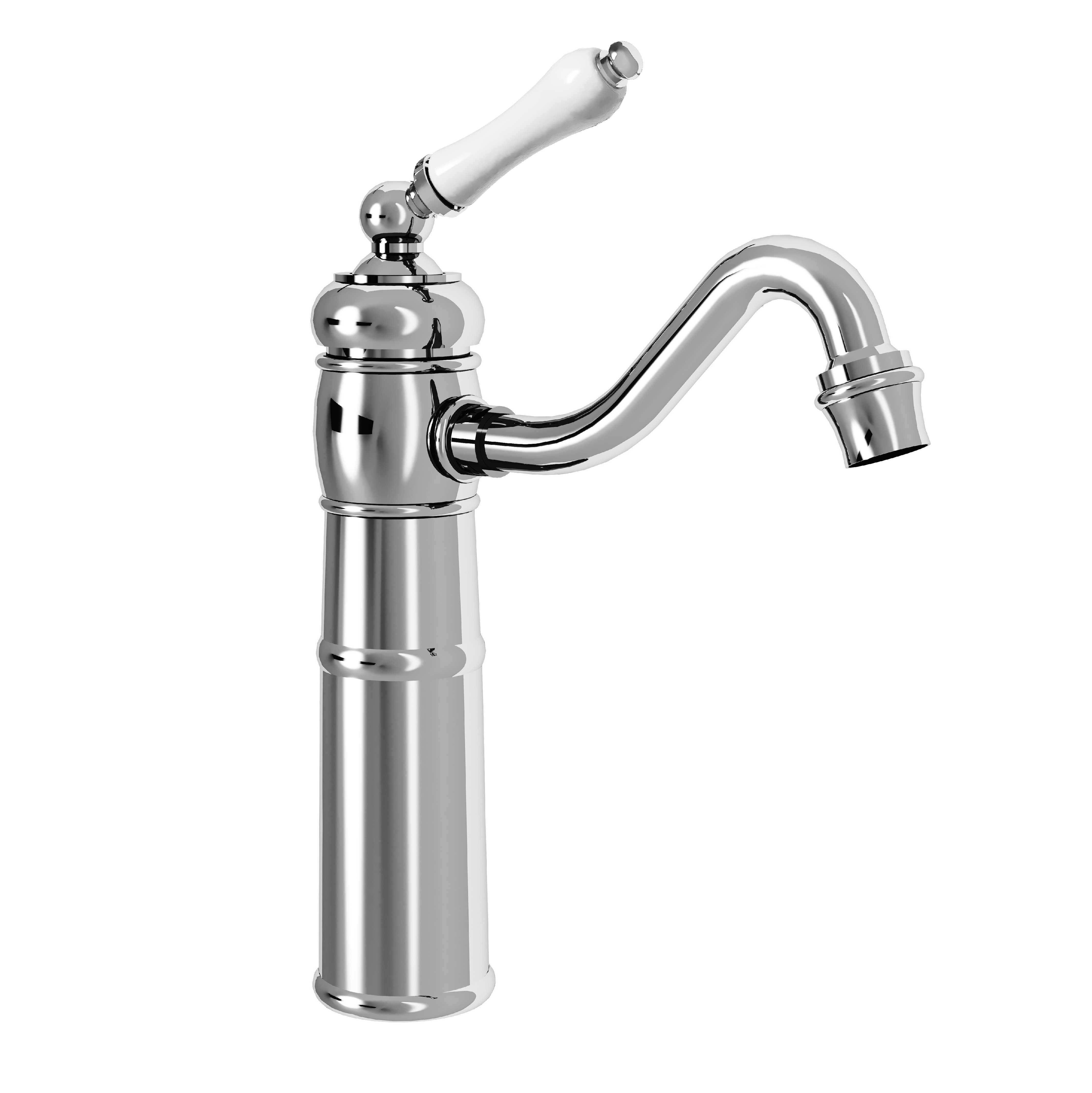M04-1101MB Heightened lever basin mixer, H. 266mm
