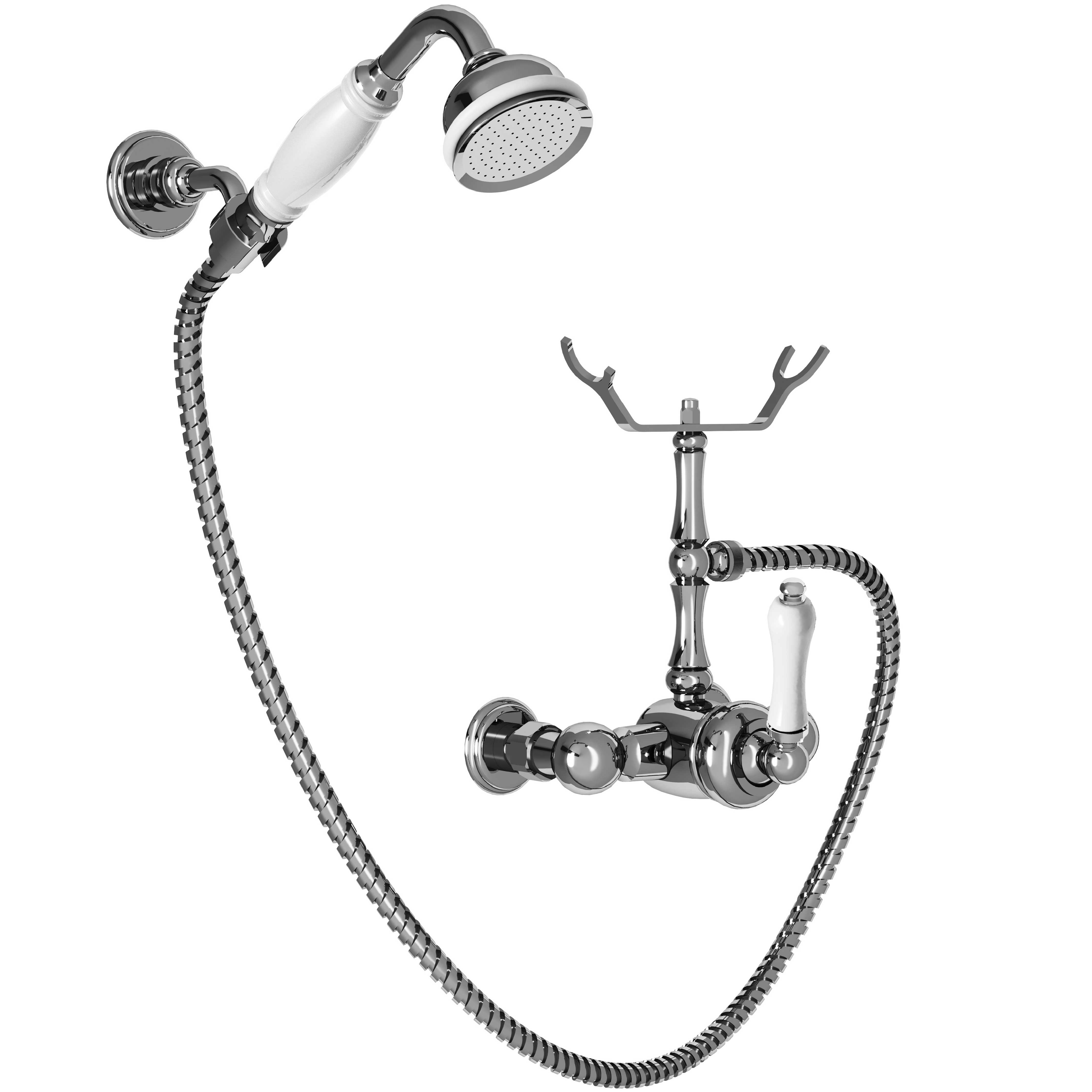 M04-2201M Single-lever shower mixer with hook