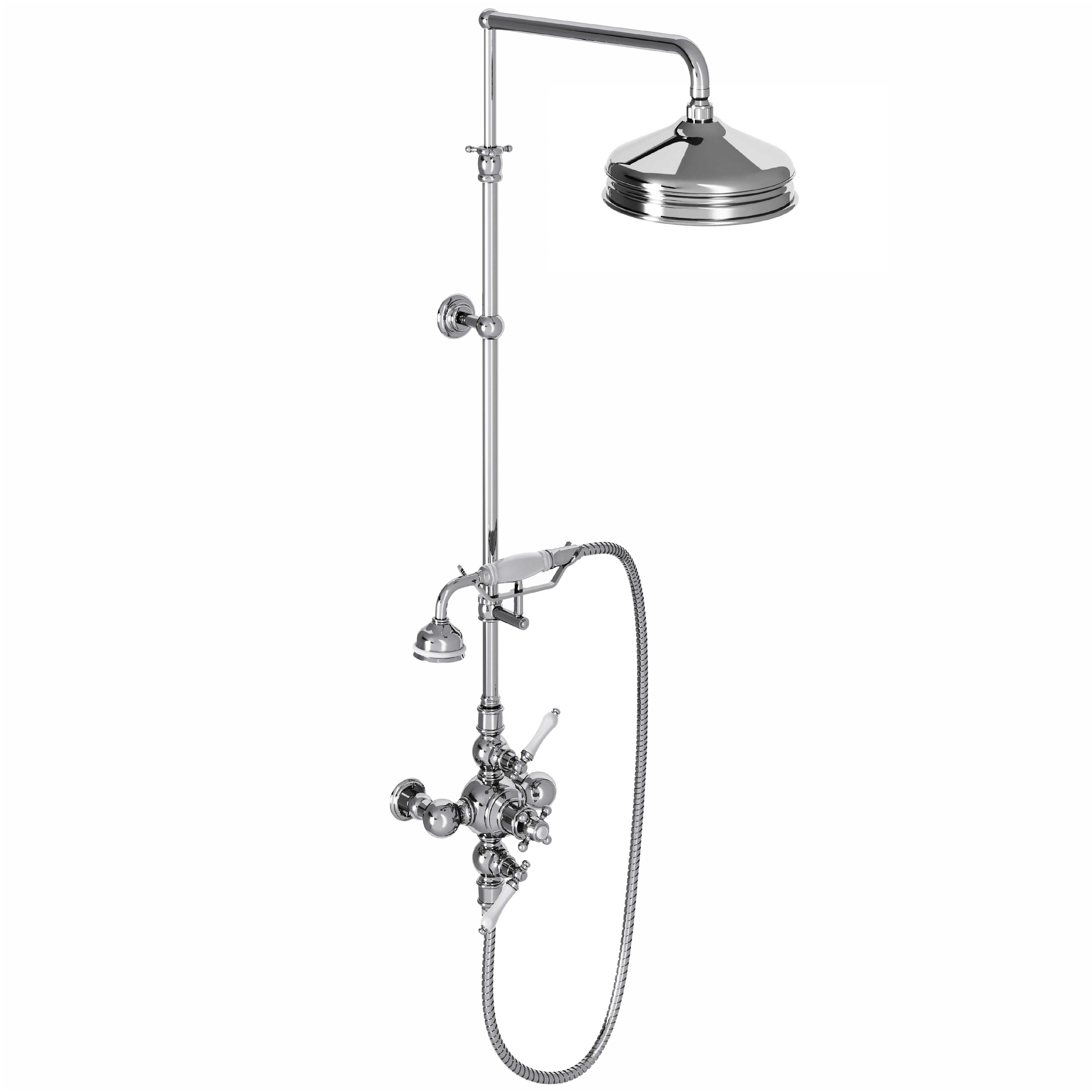 M04-2204T Thermo. shower mixer with column, anti-scaling