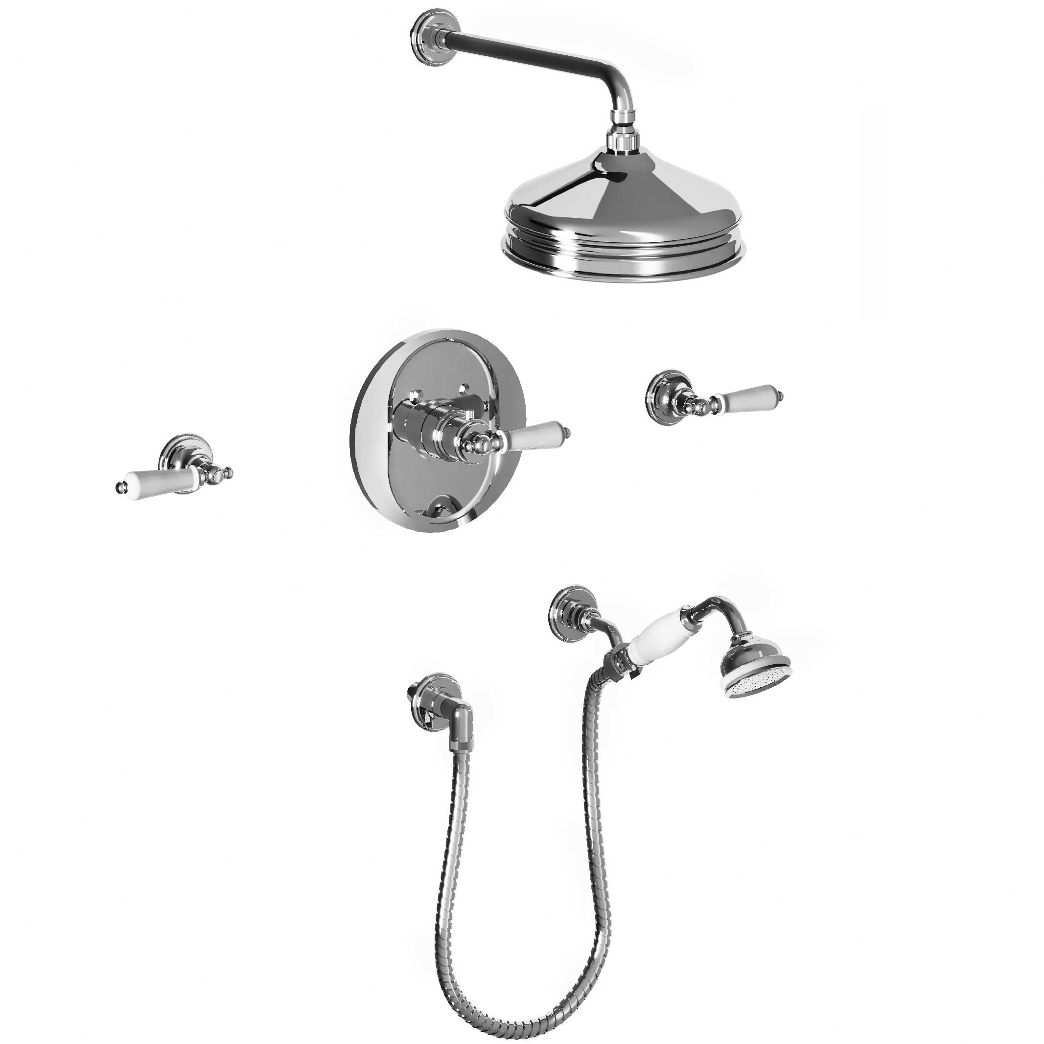 M04-2308T1 Thermostatic shower mixer package