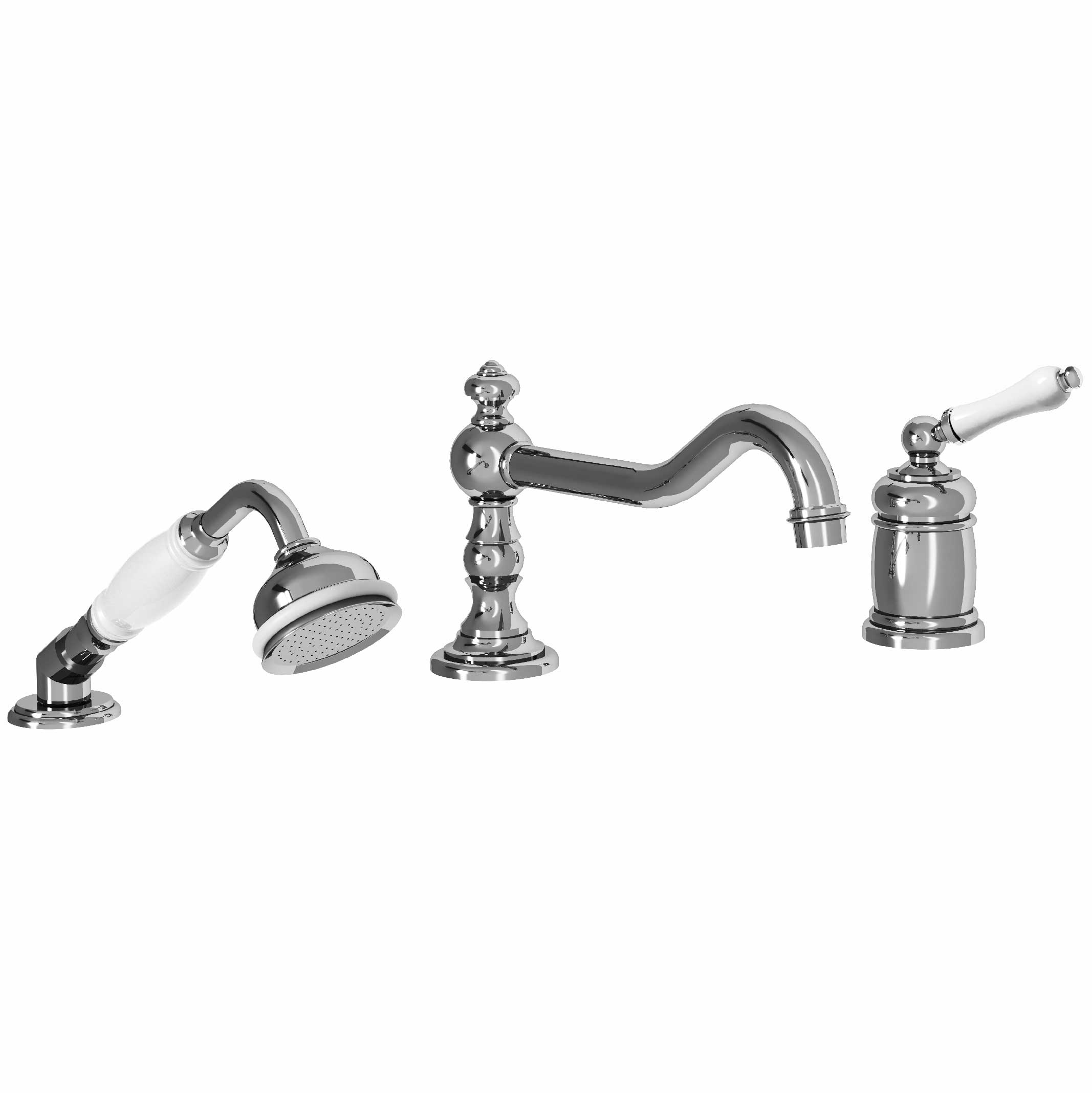 M04-3301MXL XL 3-hole single-lever bath and shower mixer