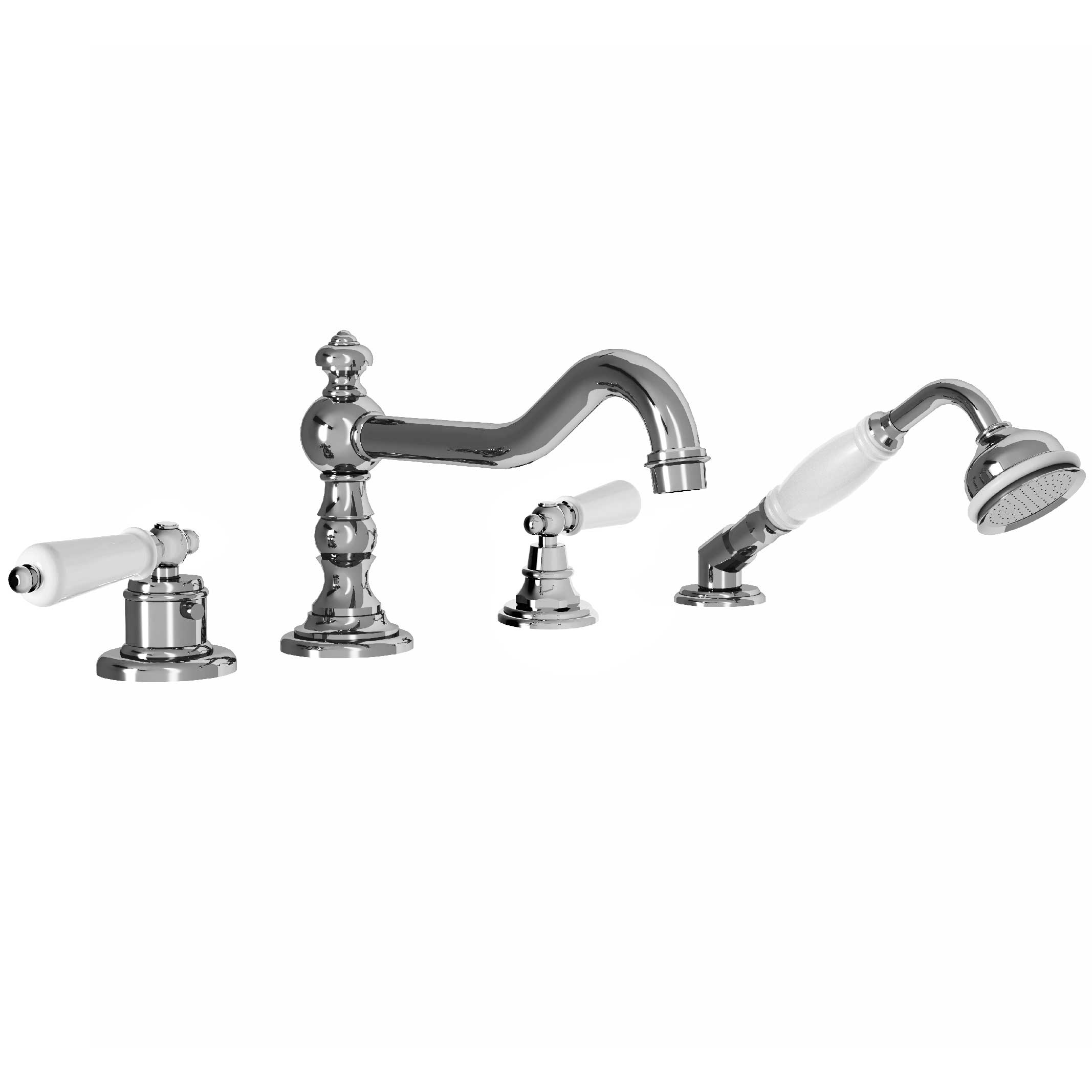 M04-3304TXL XL 4-hole bath and shower thermo. mixer