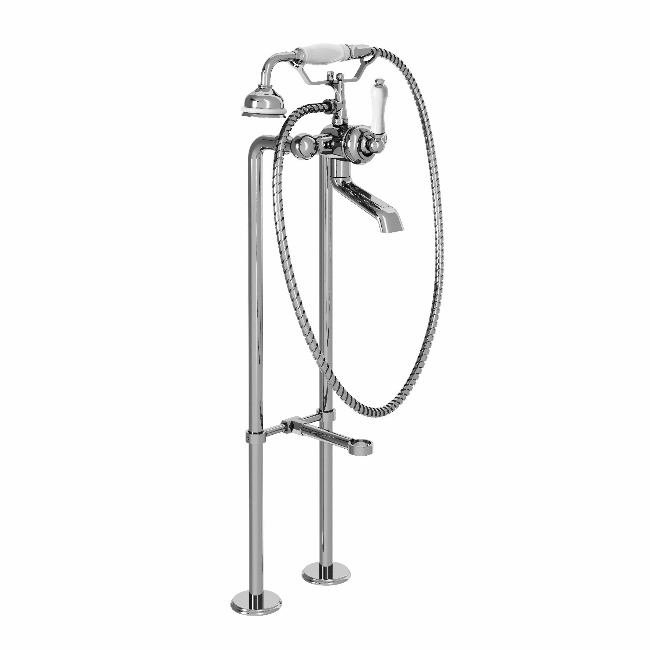 M04-3309M Floor mounted single-lever bath & shower mixer