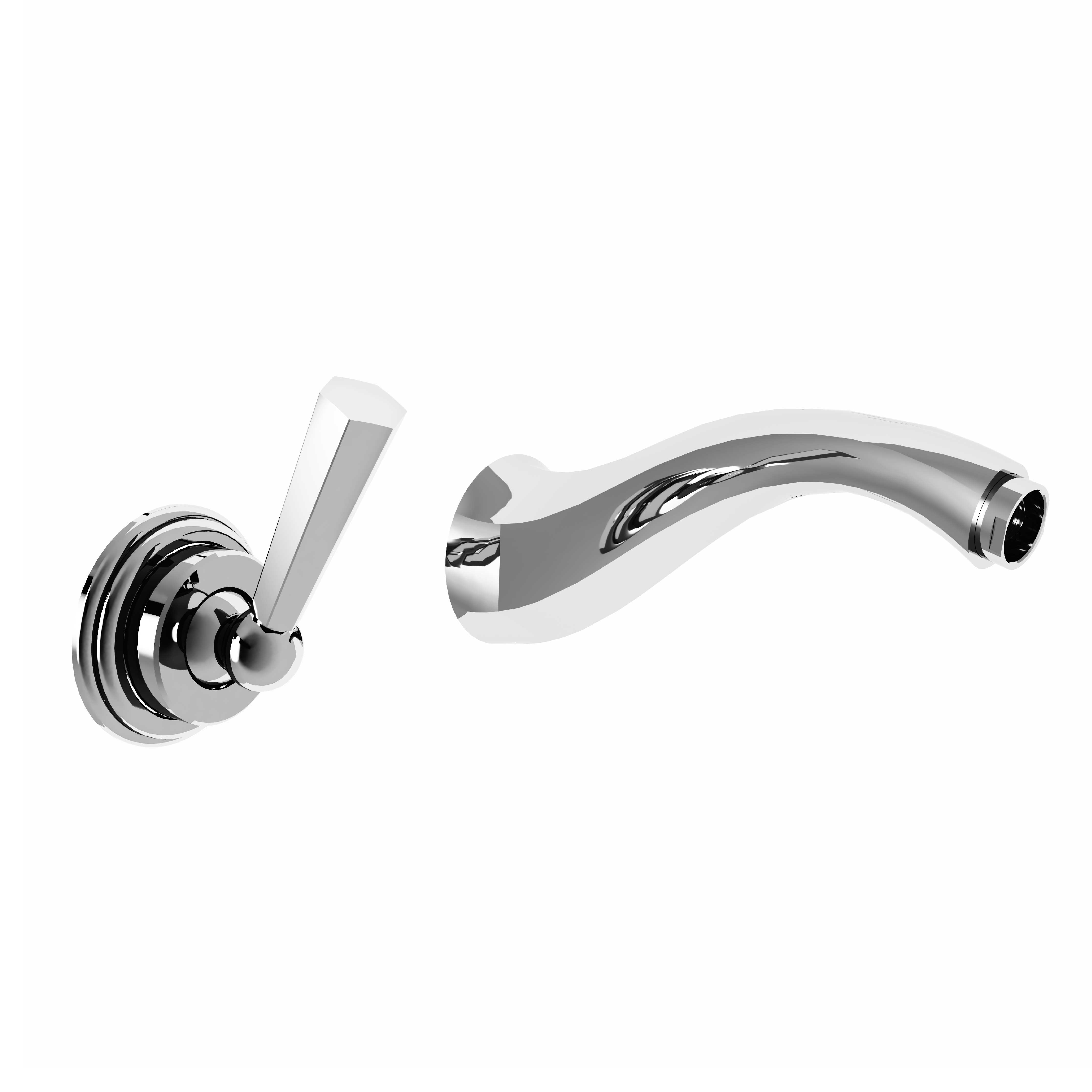 M13-1204M W-M single lever basin mixer, built-in, high spout