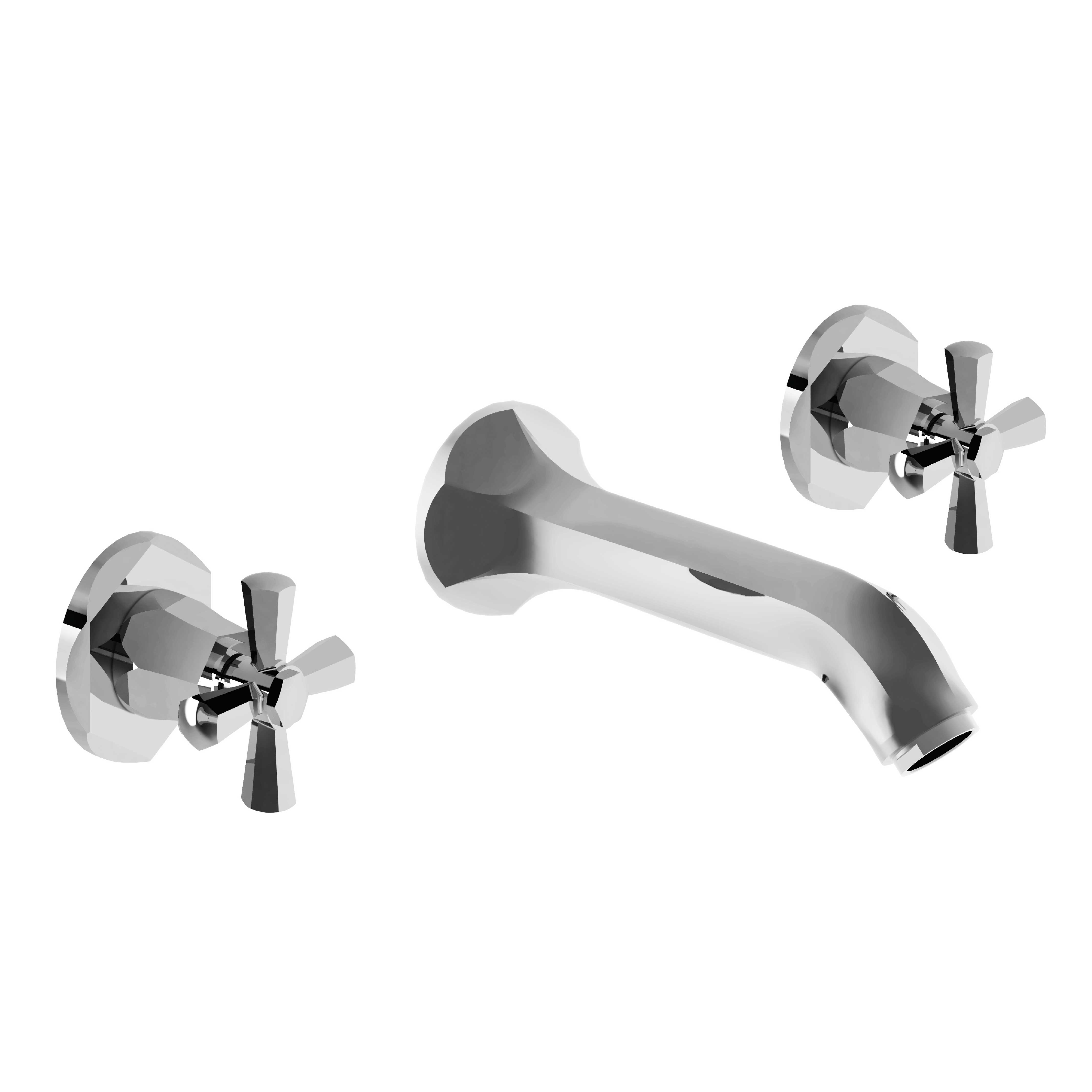 M13-1303 Wall mounted 3-hole basin set