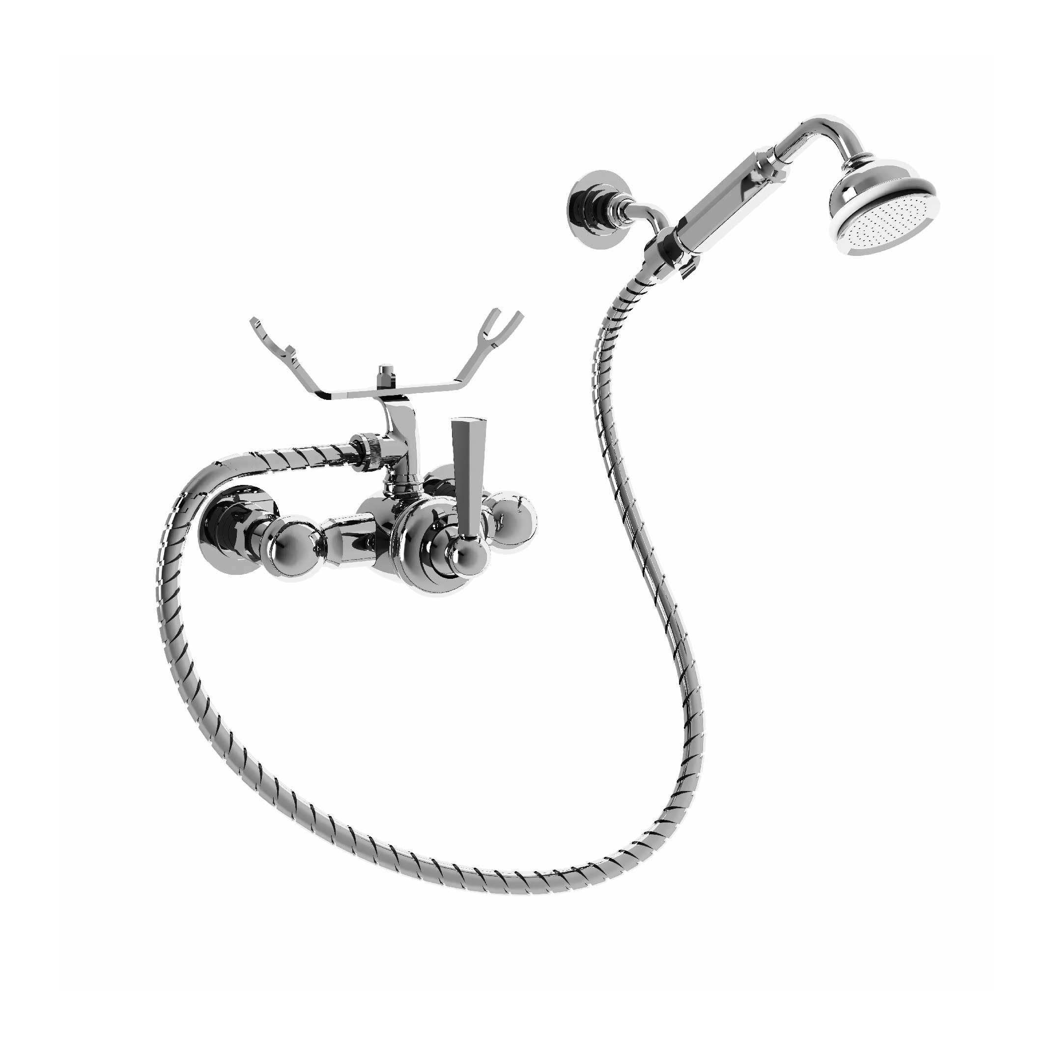 M13-2201M Single-lever shower mixer with hook