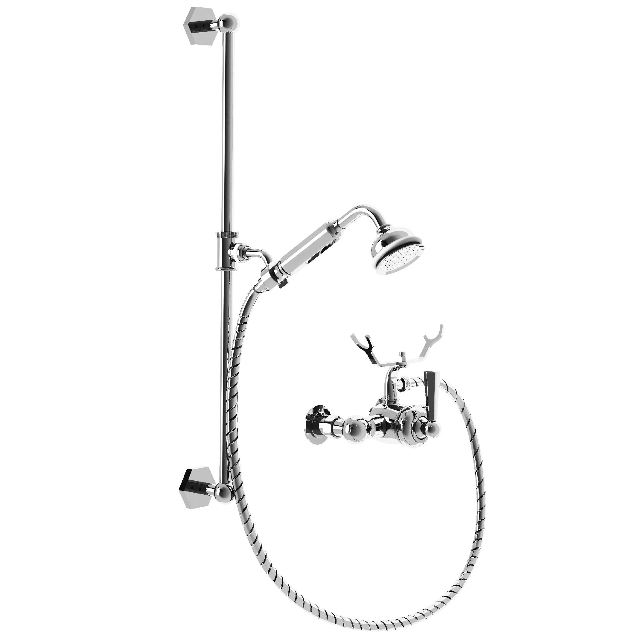 M13-2202M Single-lever shower mixer with sliding bar