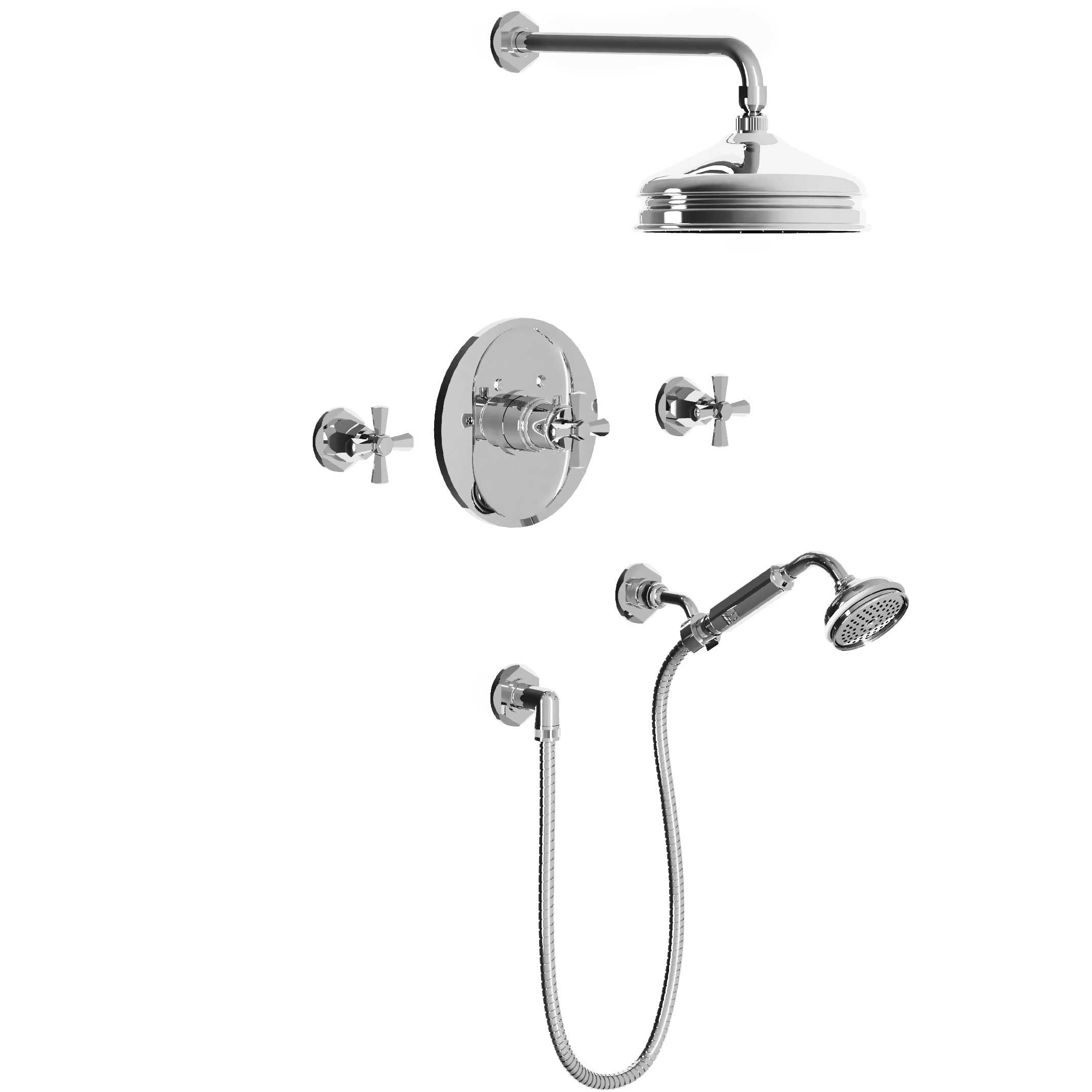 M13-2308T1 Thermostatic shower mixer package