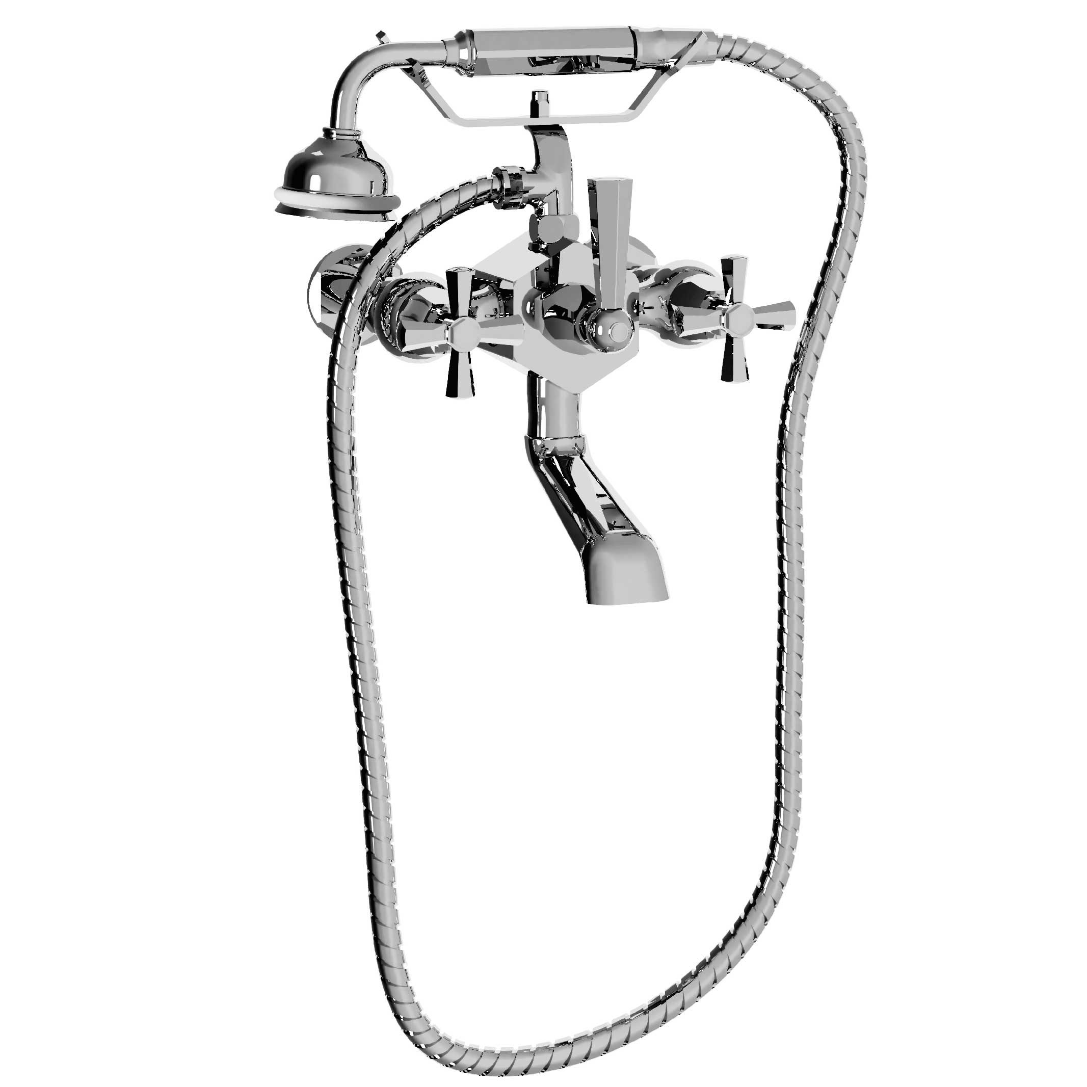 M13-3201 Wall mounted bath and shower mixer