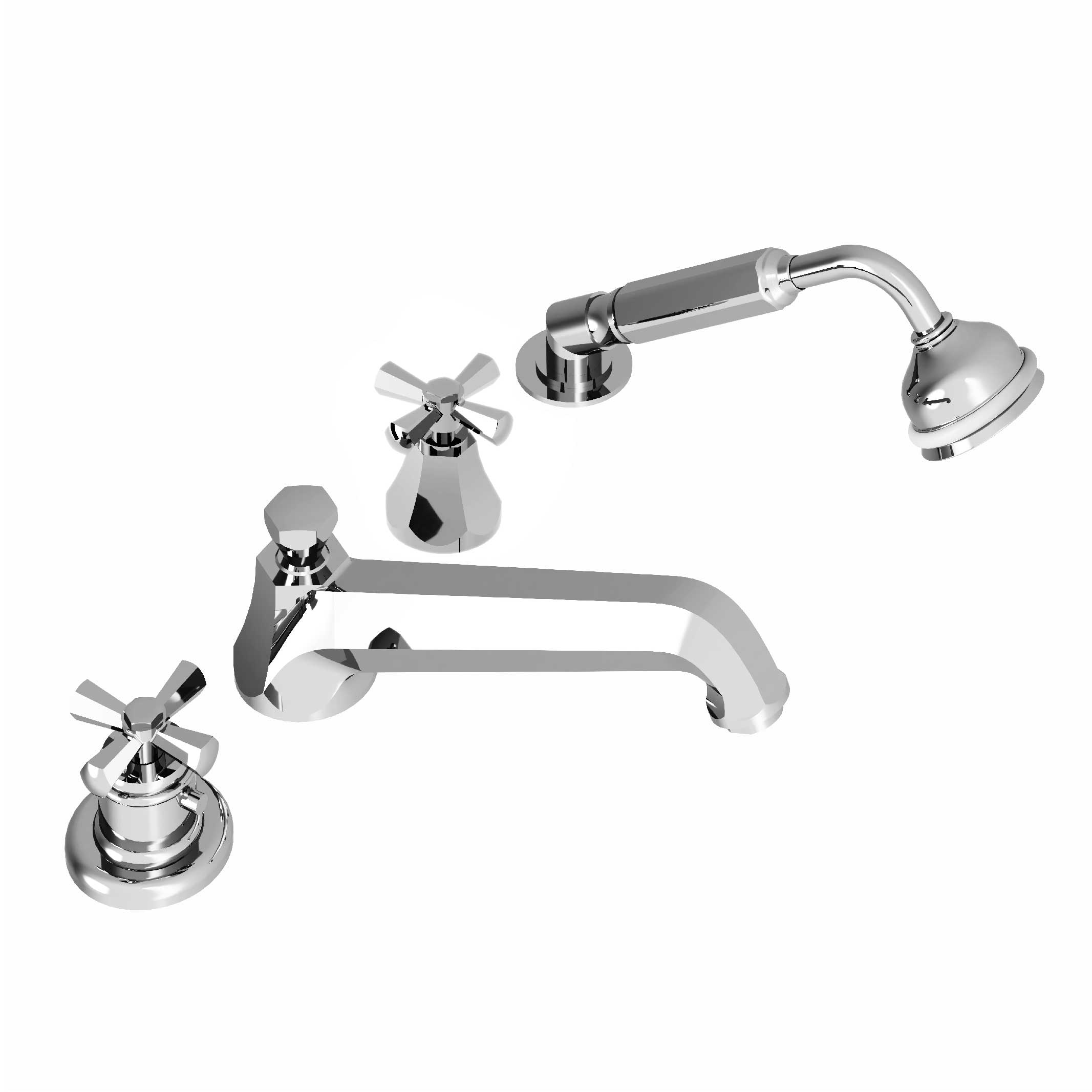 M13-3304T 4-hole bath and shower thermo. mixer