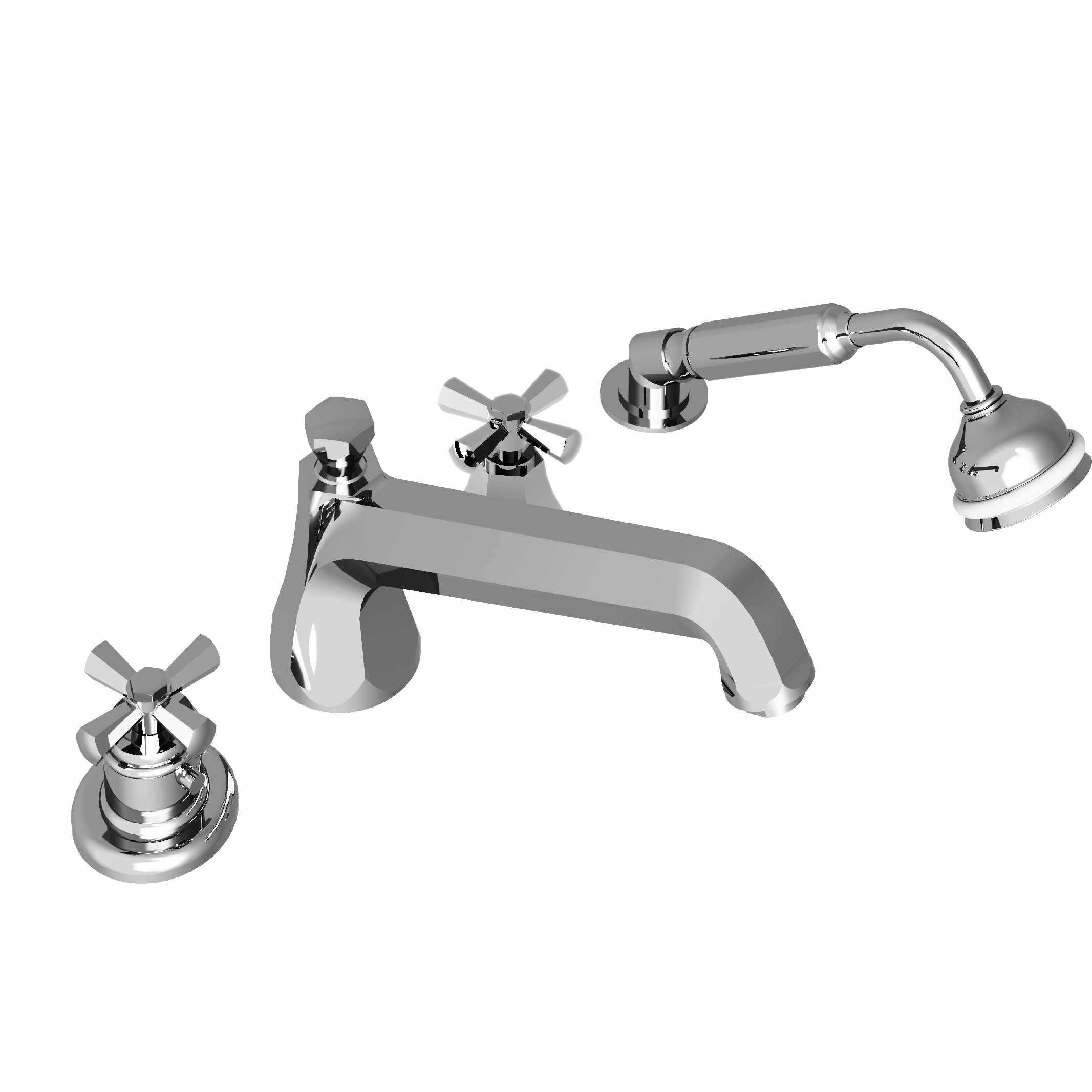 M13-3304TXL XL 4-hole bath and shower thermo. mixer