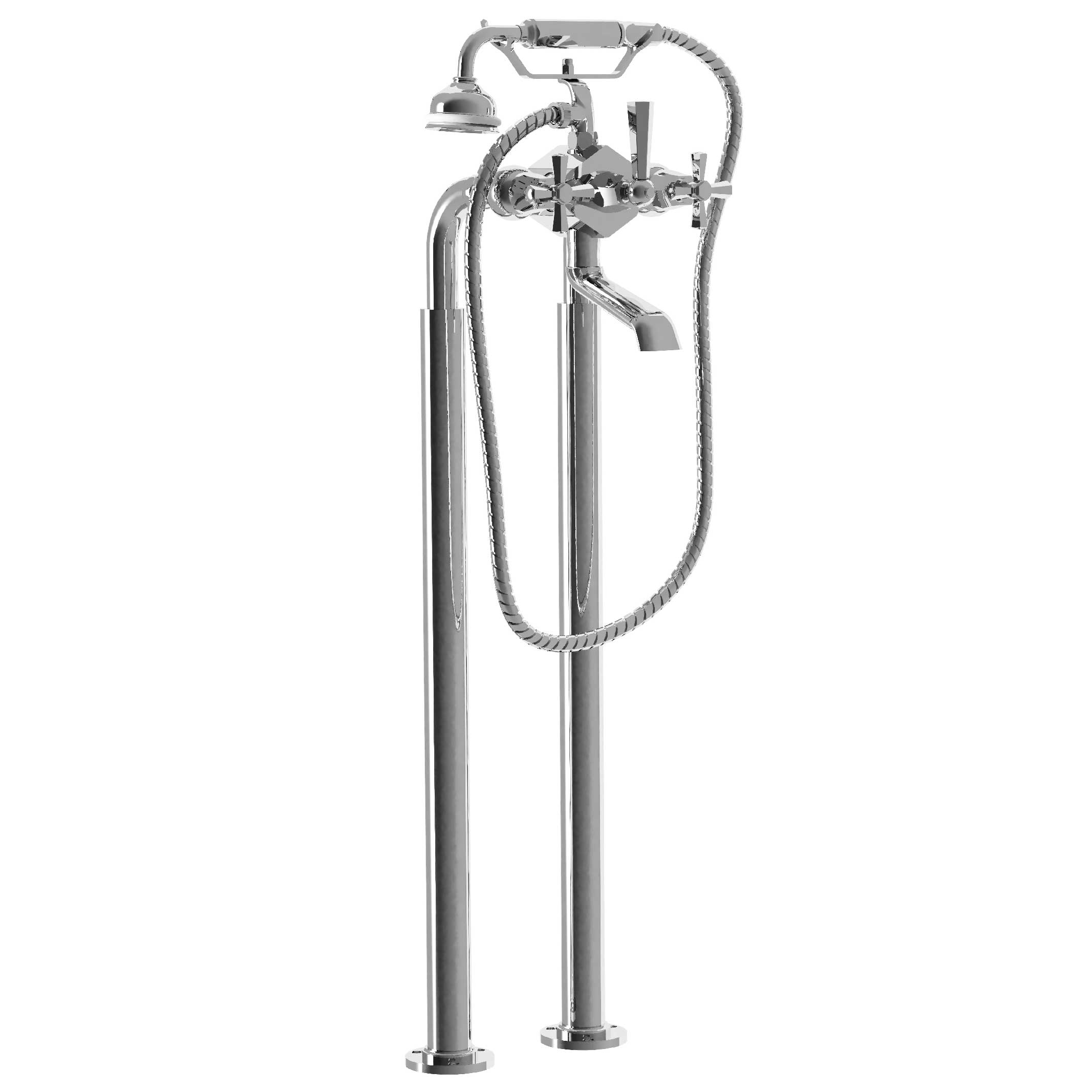 M13-3309 Floor mounted bath and shower mixer