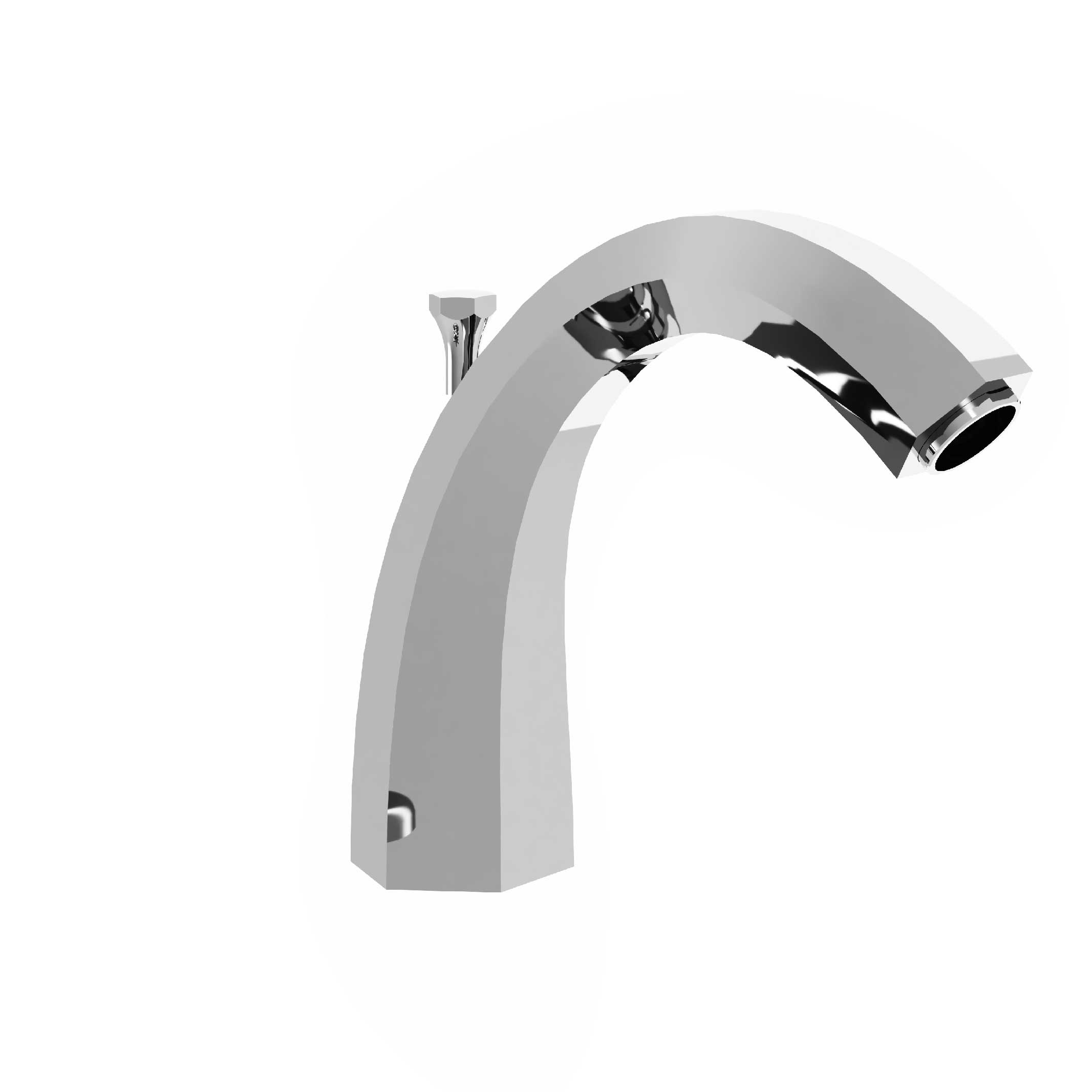 M13-3S2D High rim mounted bath spout with diverter