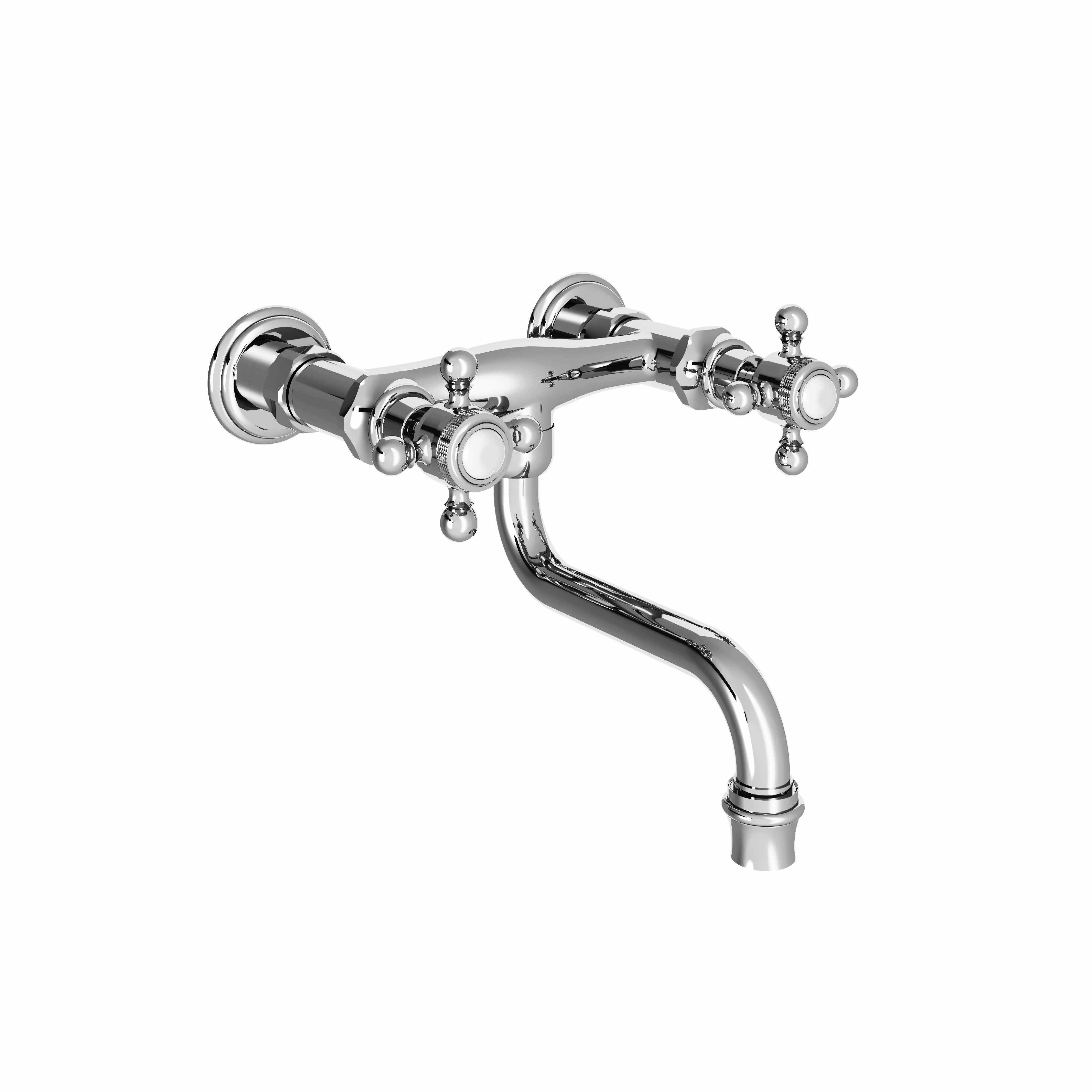 M20-1202 Wall mounted 2-hole basin mixer