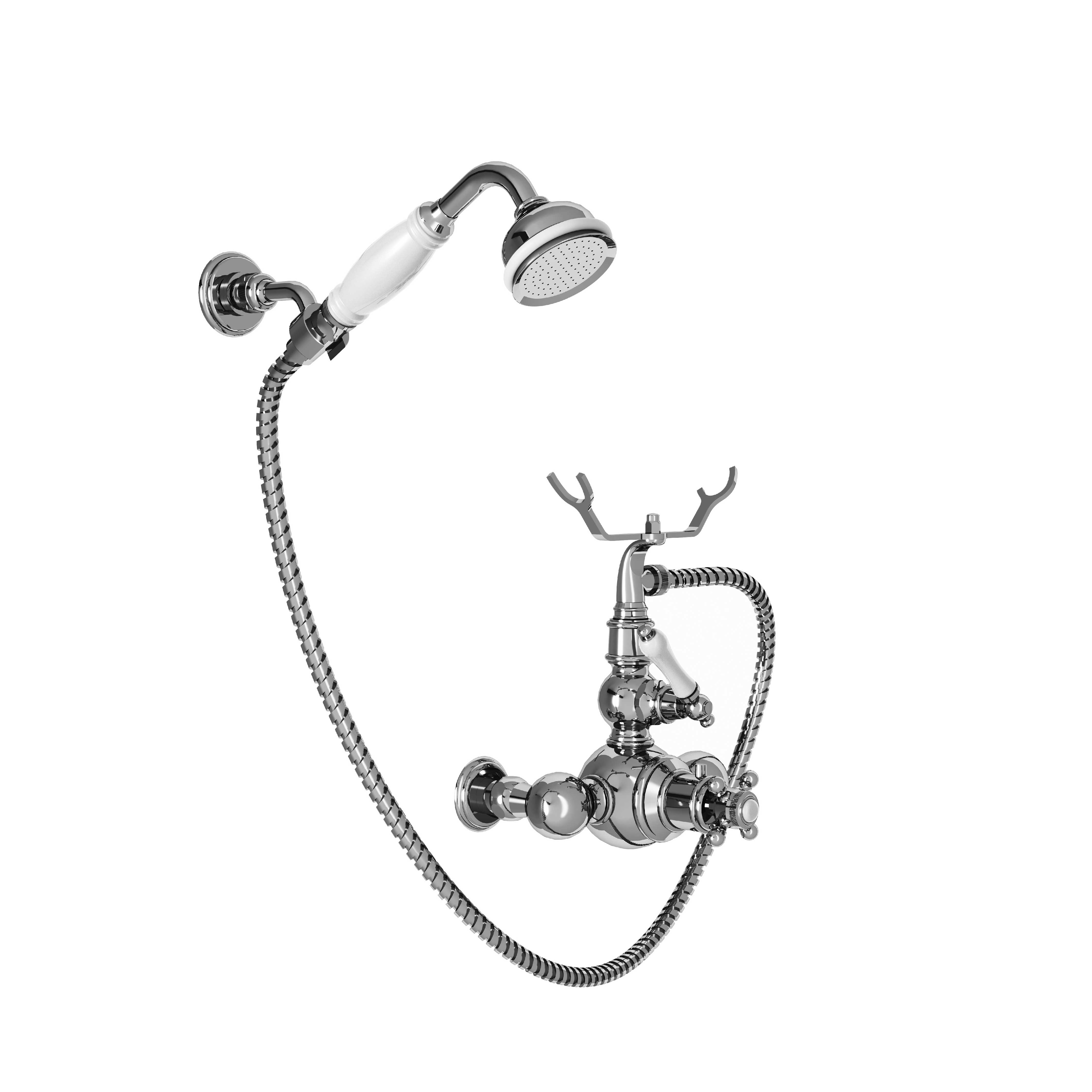 M20-2201T Thermostatic shower mixer with hook