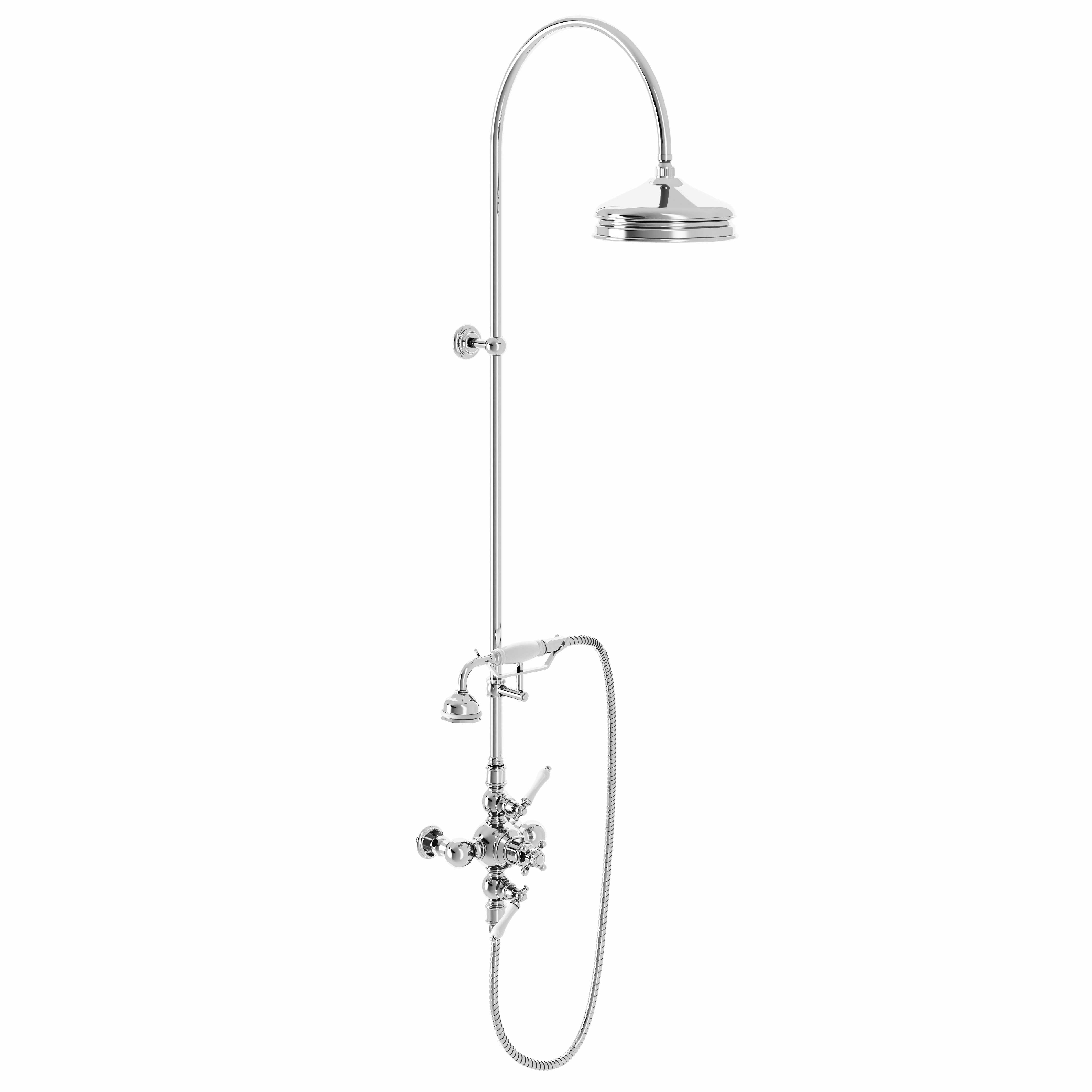 M20-2204T Thermo. shower mixer with column, anti-scaling