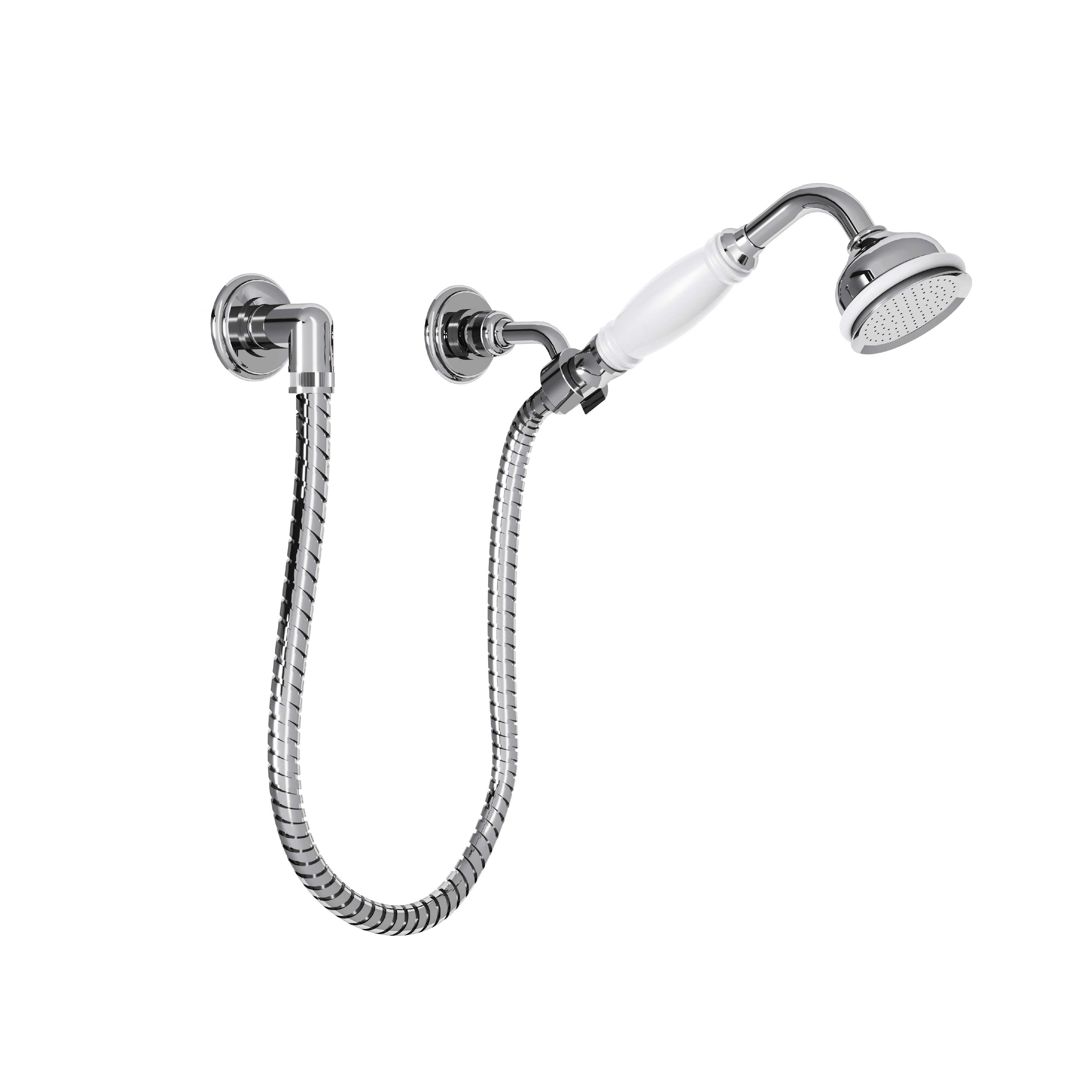 M20-2212 Wall shower set on swivel hook