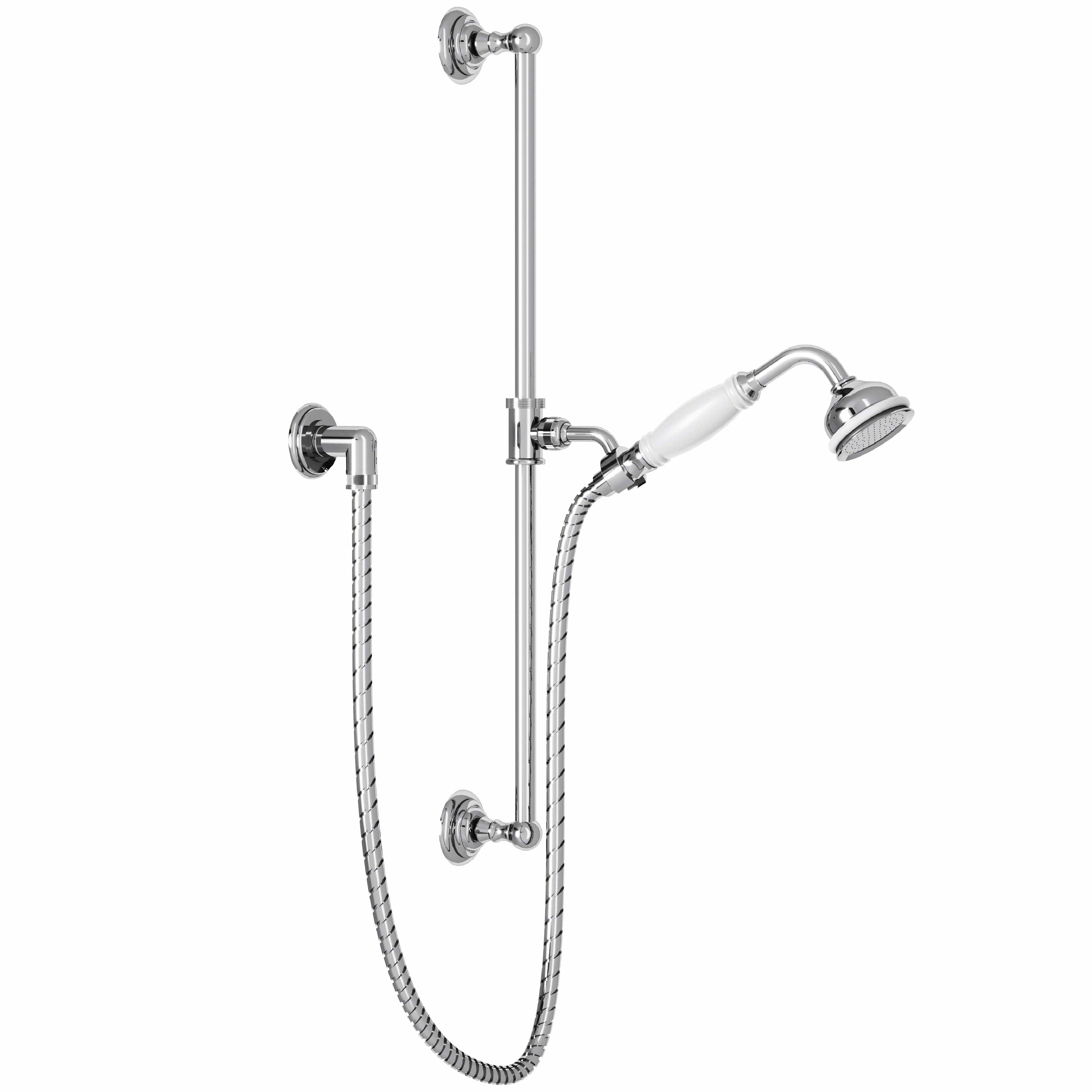 M20-3211 Wall shower set on sliding bar