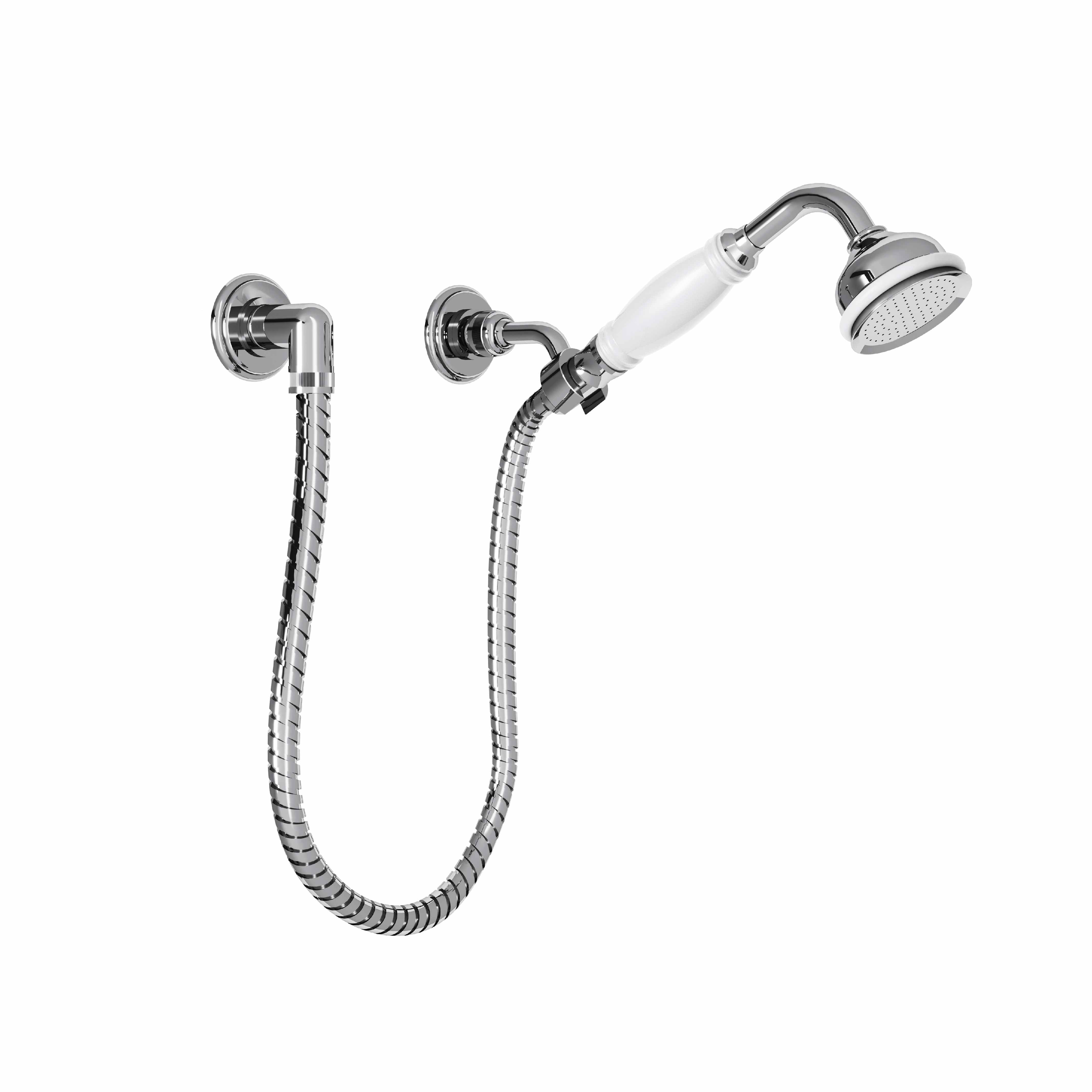 M20-3212 Wall shower set on swivel hook