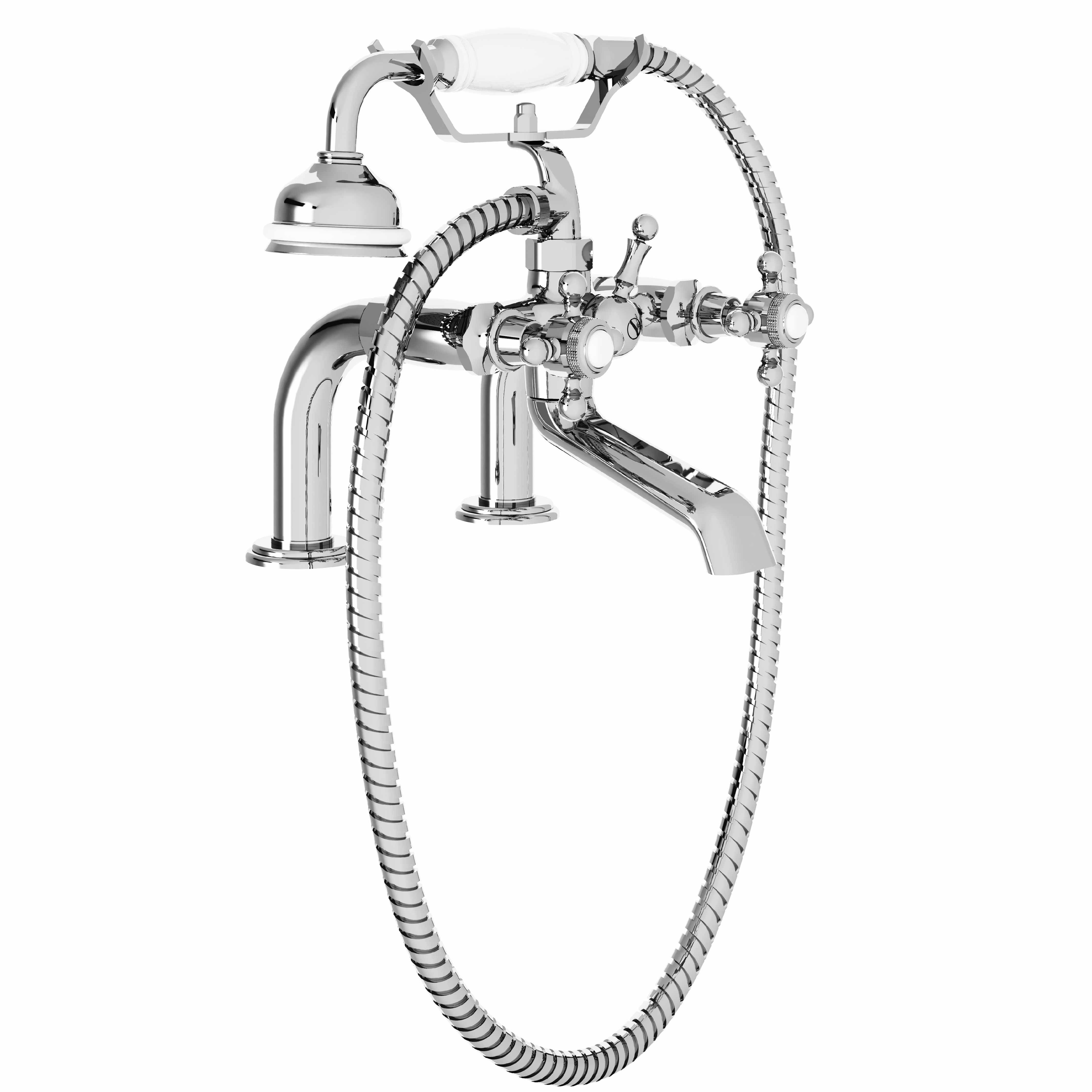 M20-3306 Rim mounted bath and shower mixer