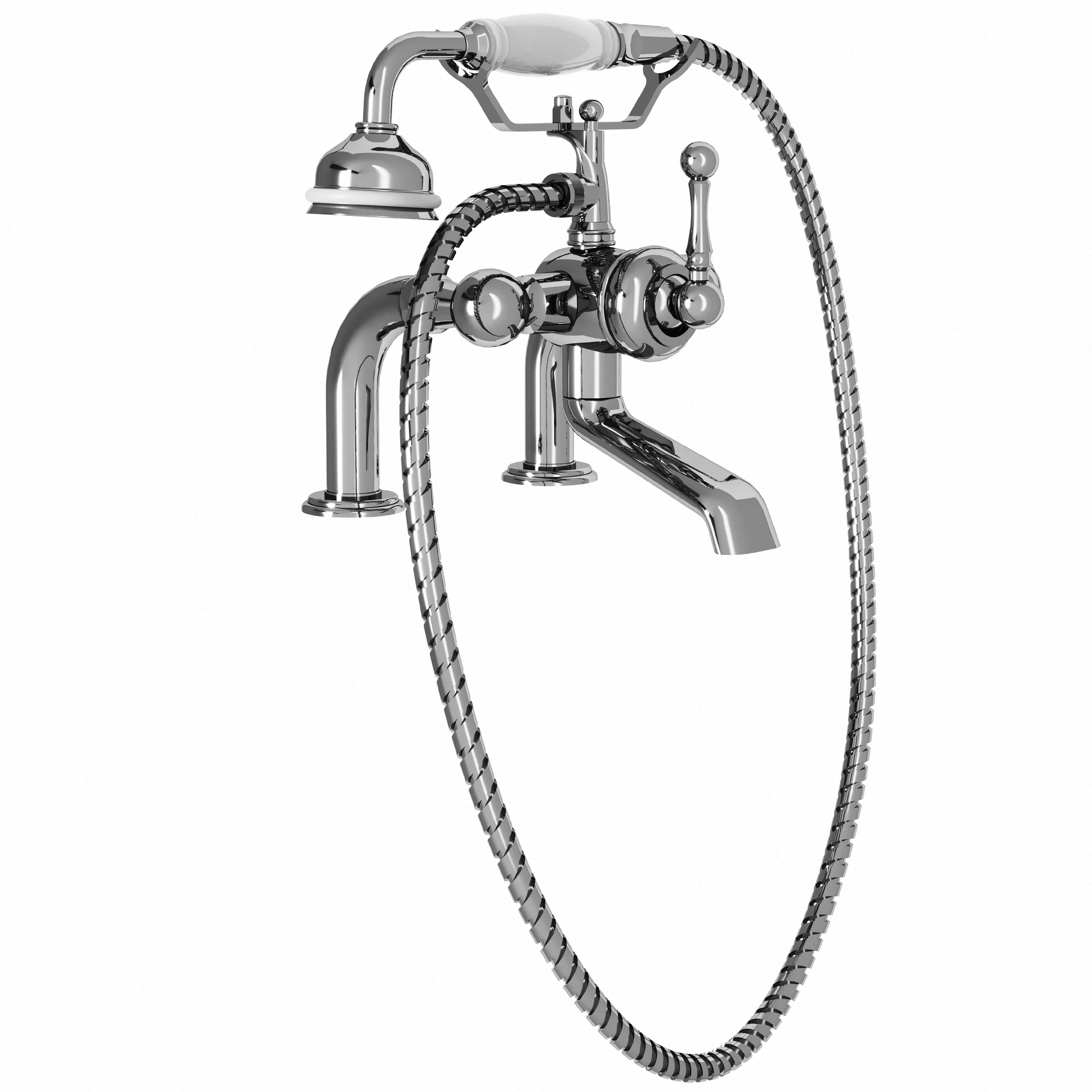 M20-3306M Rim mounted single-lever bath & shower mixer