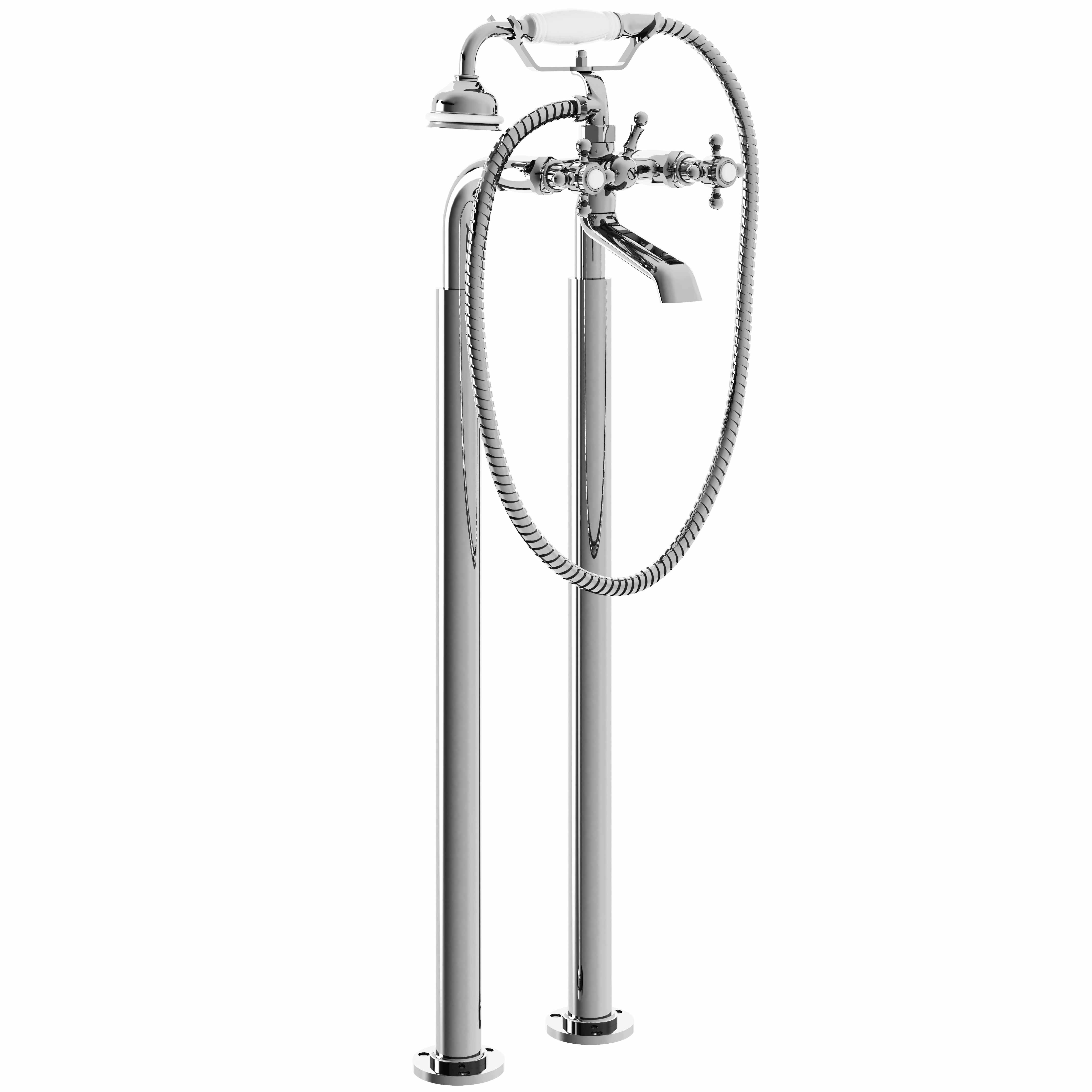 M20-3309 Floor mounted bath and shower mixer