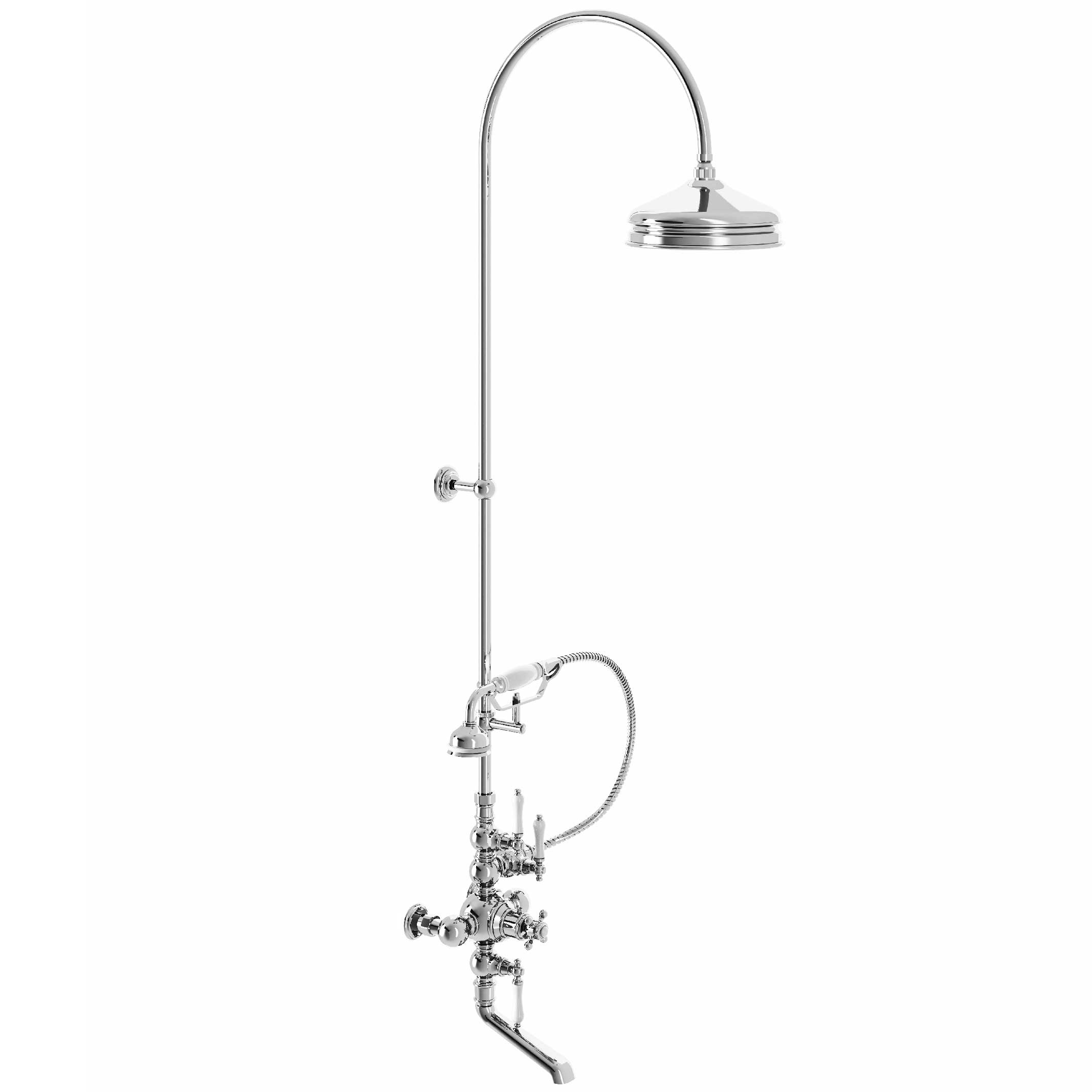 M22-3311T Colonne b/d mitigeur thermo., anticalc.